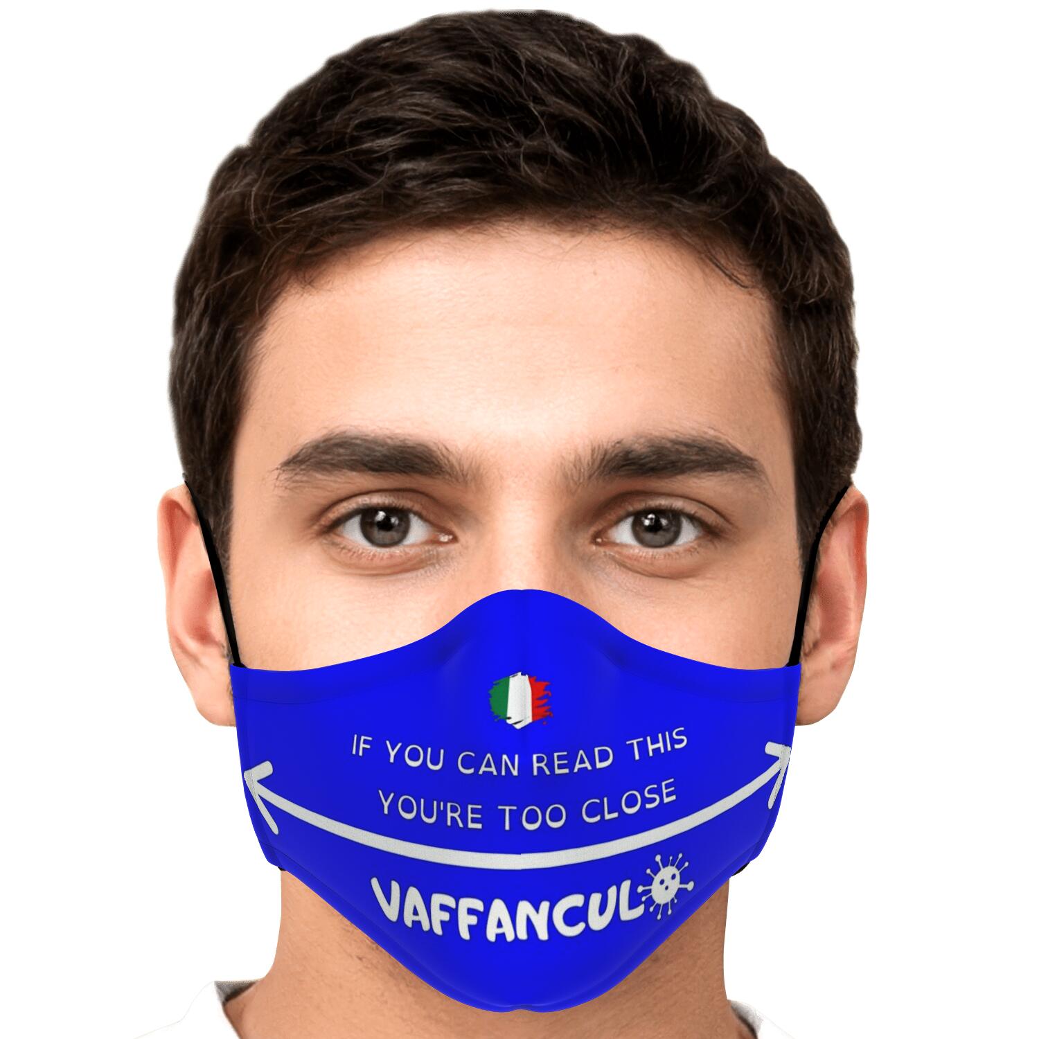 Vaffanculo You're Too Close Face Mask + 2 PM 2.5 Filters