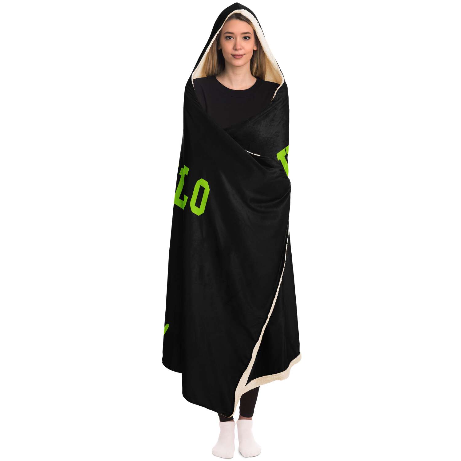 Vaffanculo And Have A Nice Day Hooded Blanket