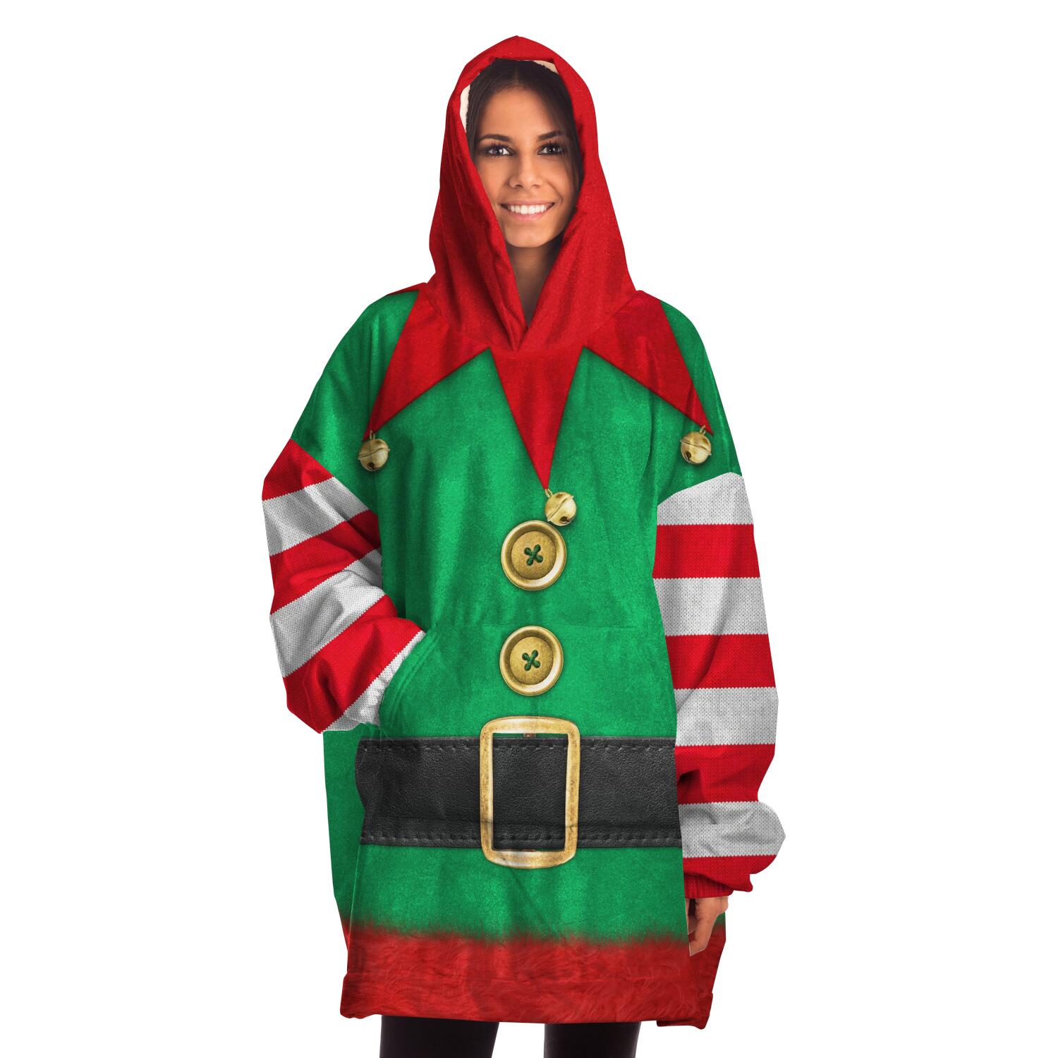 Santa's Elf Snug Hoodie AOP