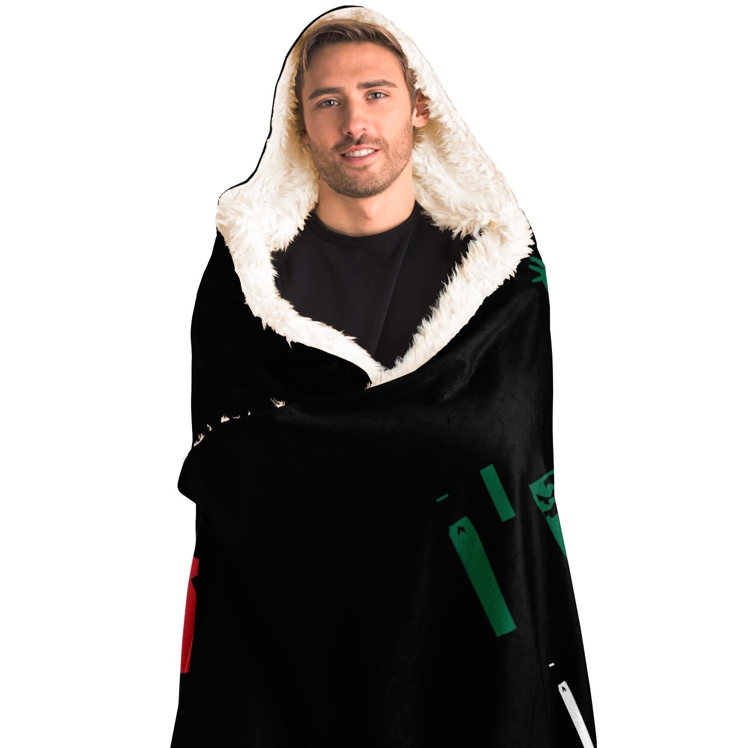 I'm Italian I Call Family Hooded Blanket