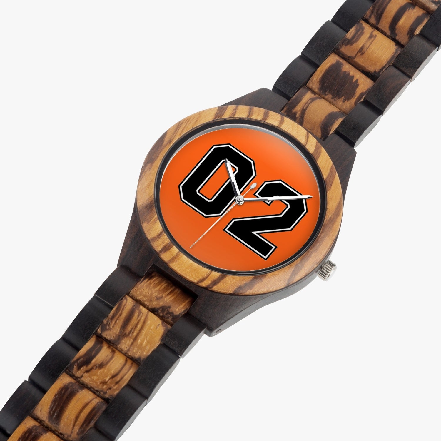 02 Contrast Wooden Watch