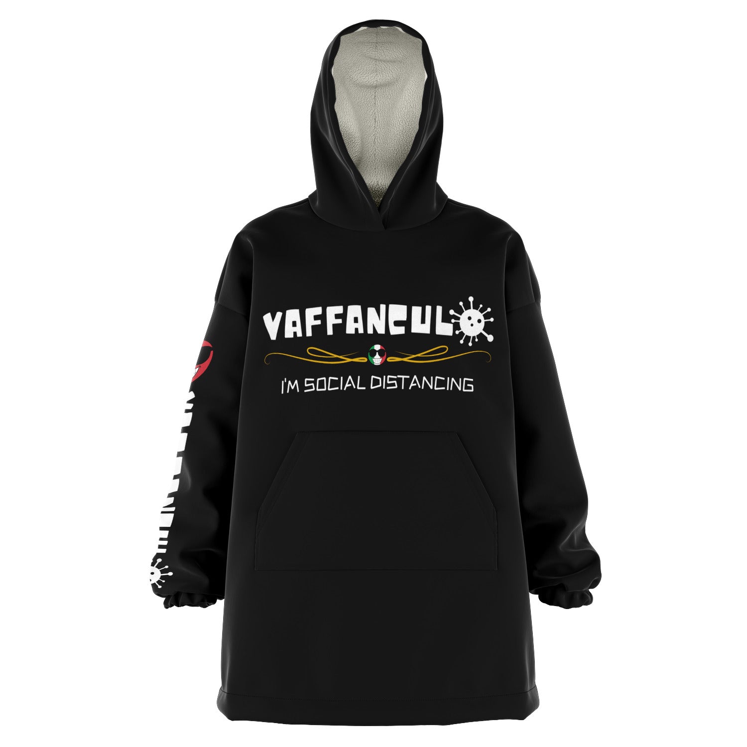 Vaffanculo I'm Social Distancing Snug Hoodie