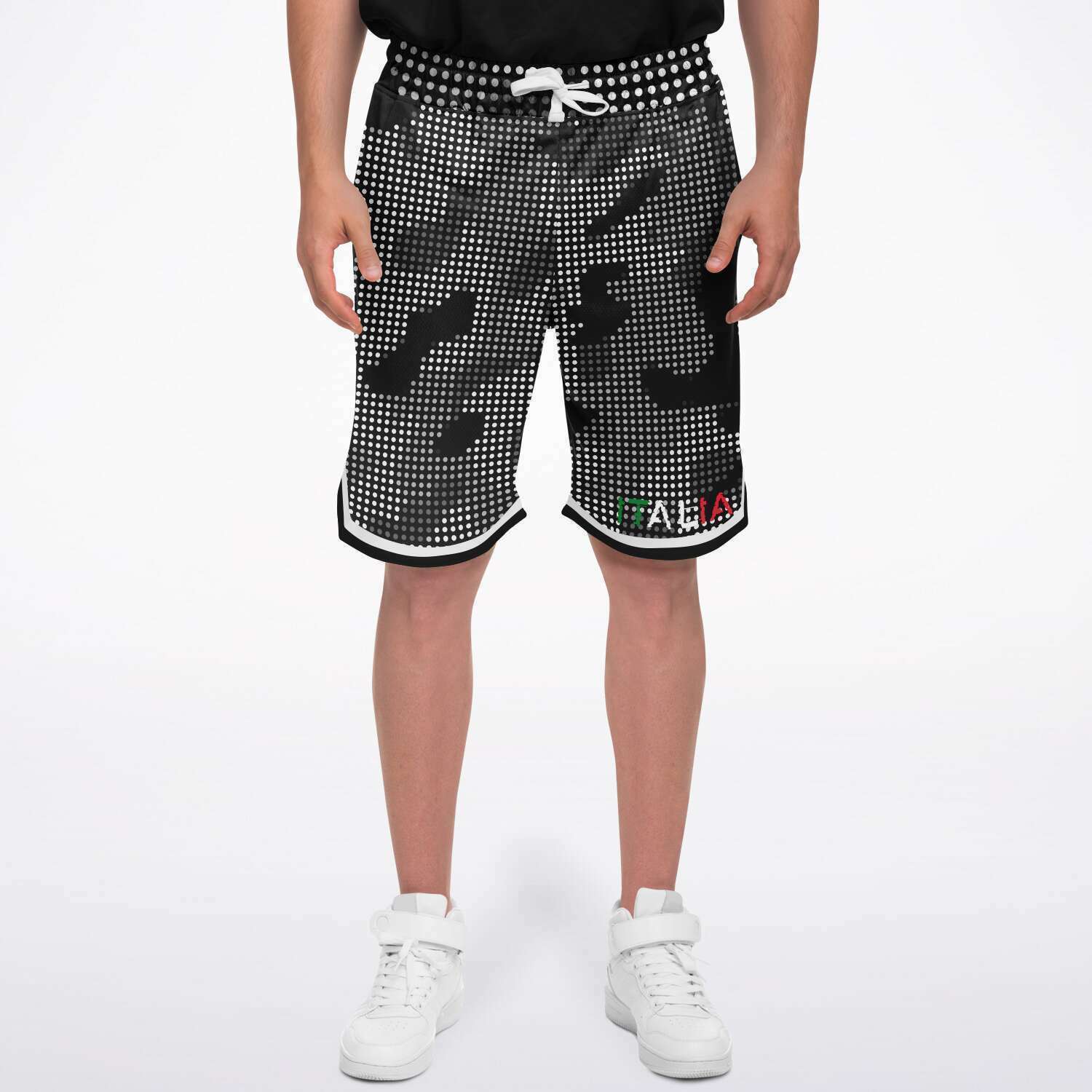 Italia Carbon Fiber Camo Basketball Shorts