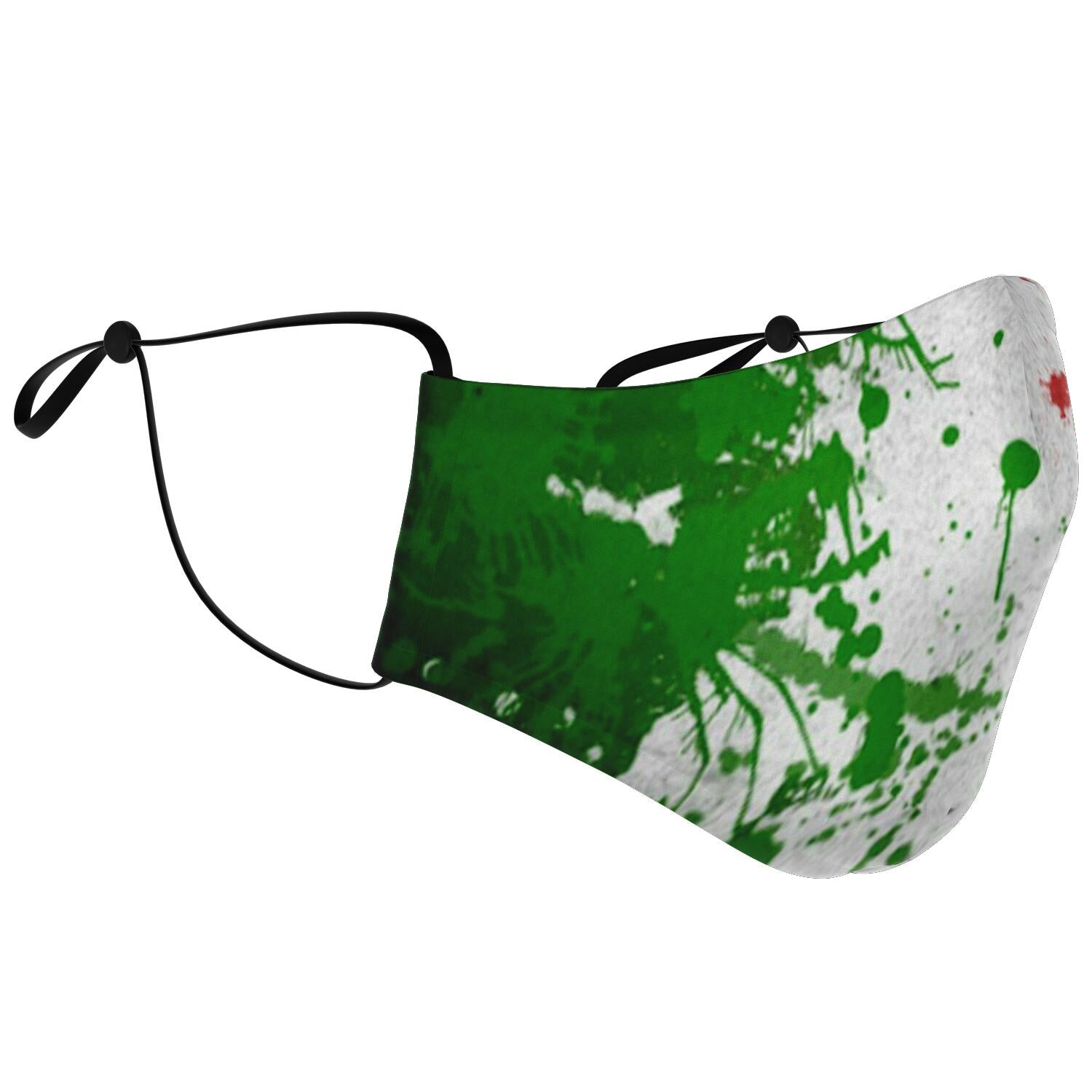 Italian Flag Art Custom Face Mask + 2 PM 2.5 Filters