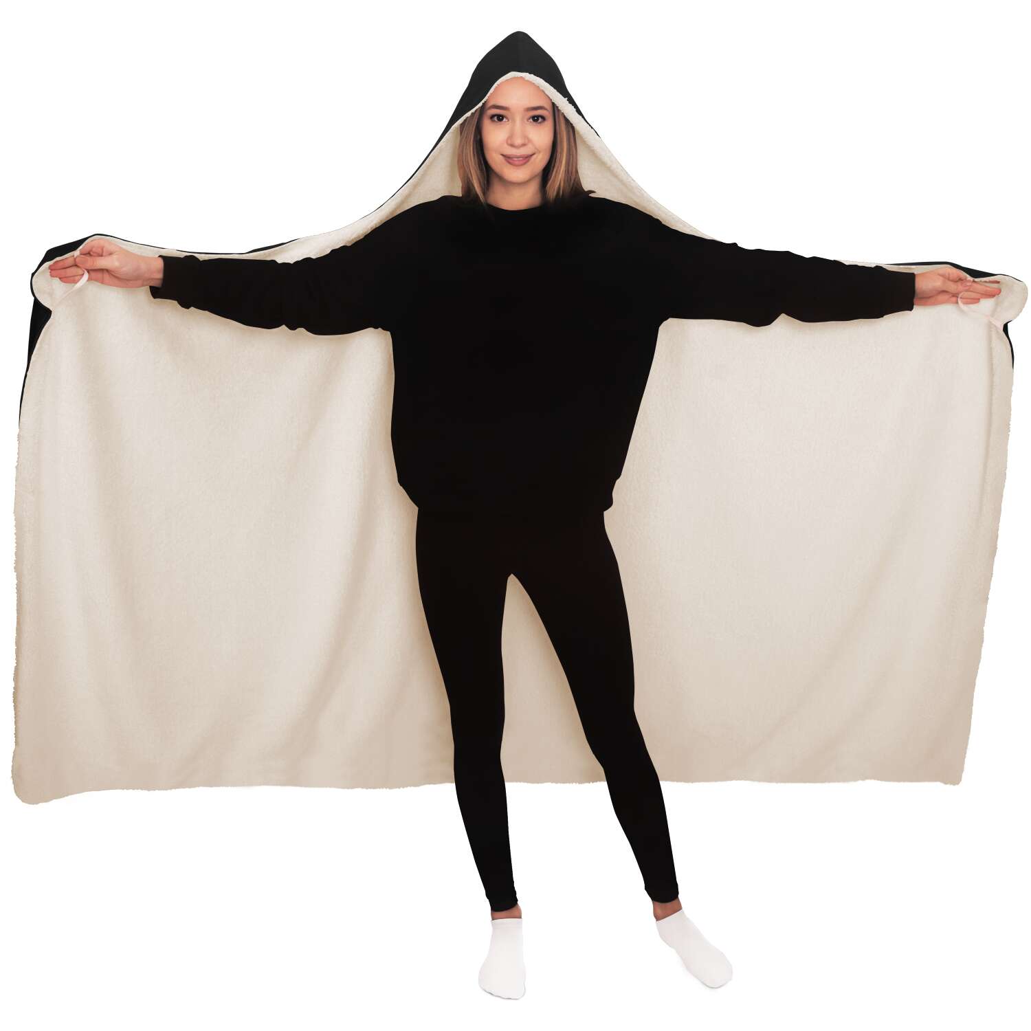 Vaffanculo And Have A Nice Day Hooded Blanket