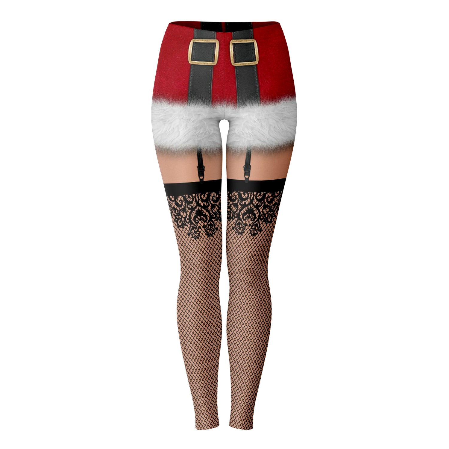 Naughty Santa Xmas Leggings