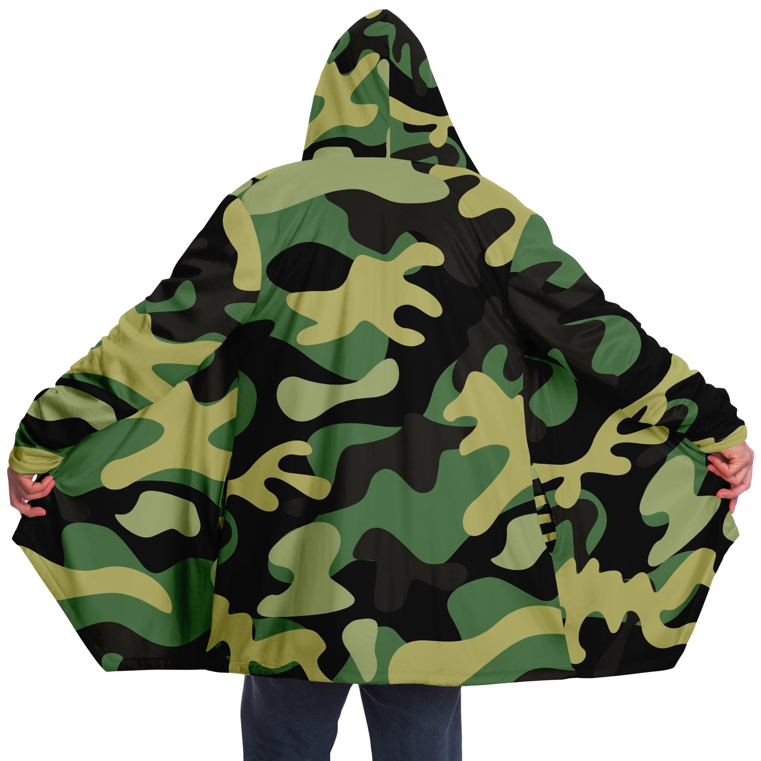 Italia Gren Camo Microfleece Cloak