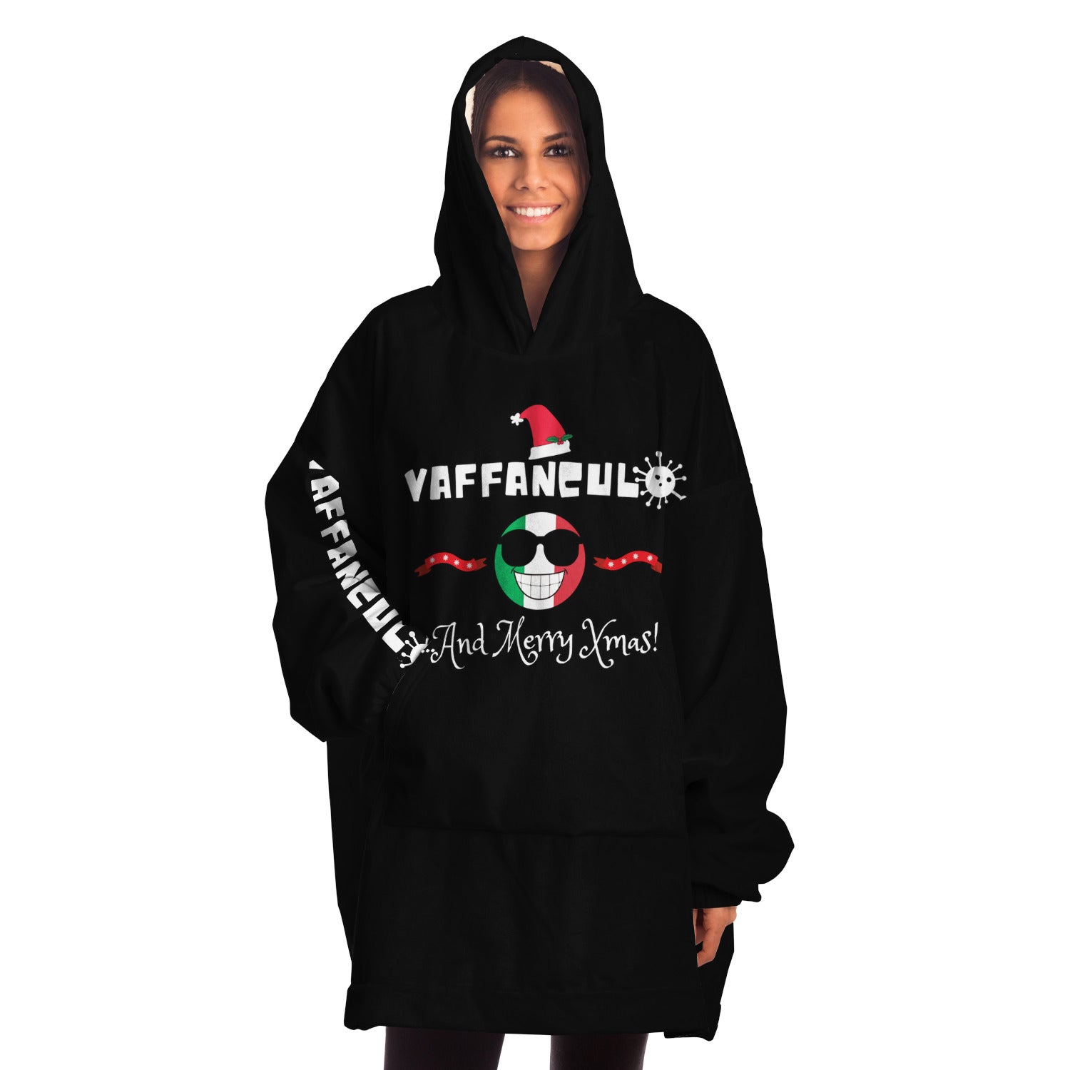 Vaffanculo And Merry Xmas Snug Hoodie