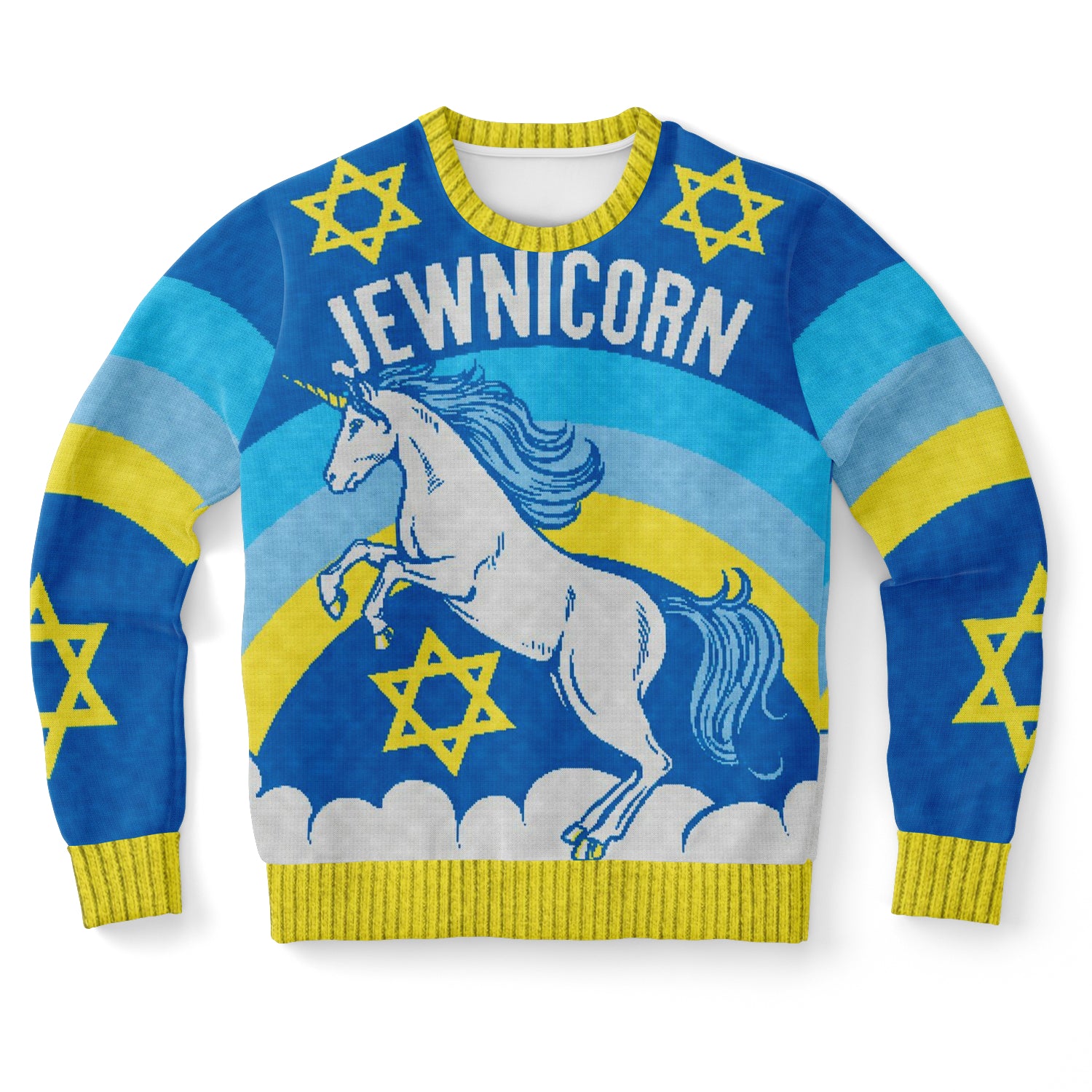 Jewnicorn Ugly Xmas Sweatshirt