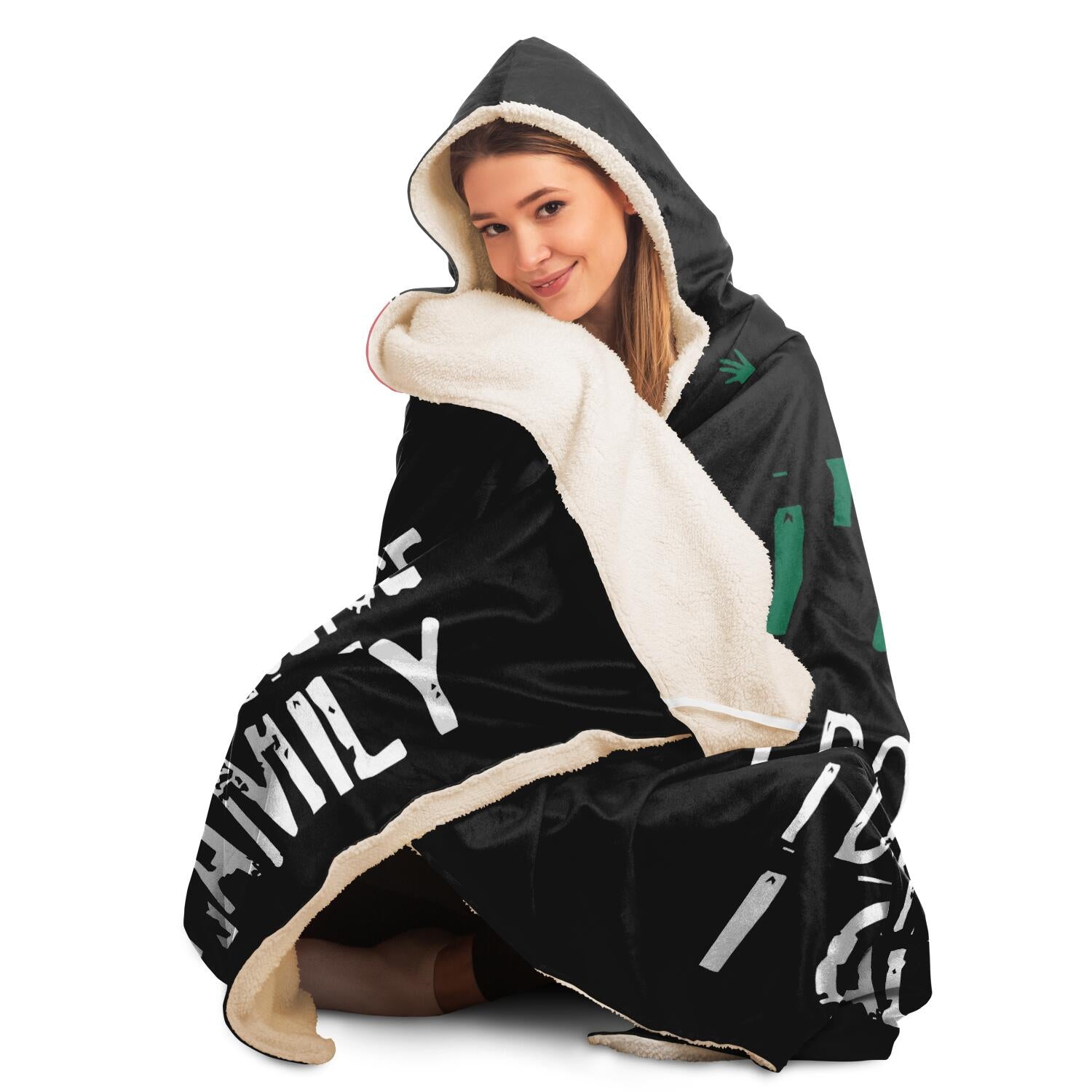 I'm Italian I Call Family Hooded Blanket