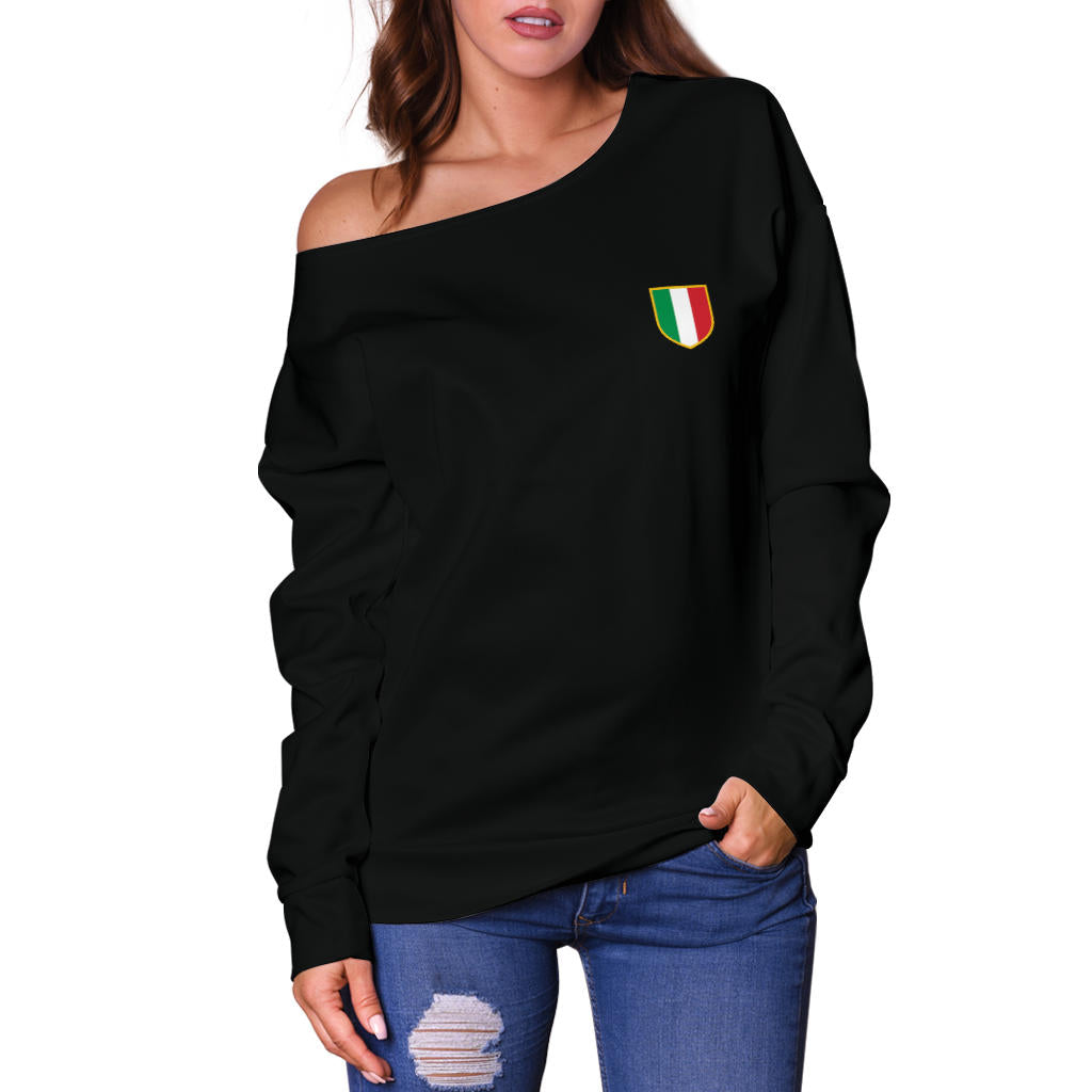 Italia Womens's Off Shoudler Sweater