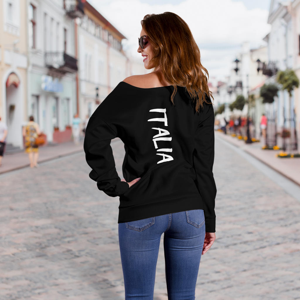 Italia Womens's Off Shoudler Sweater