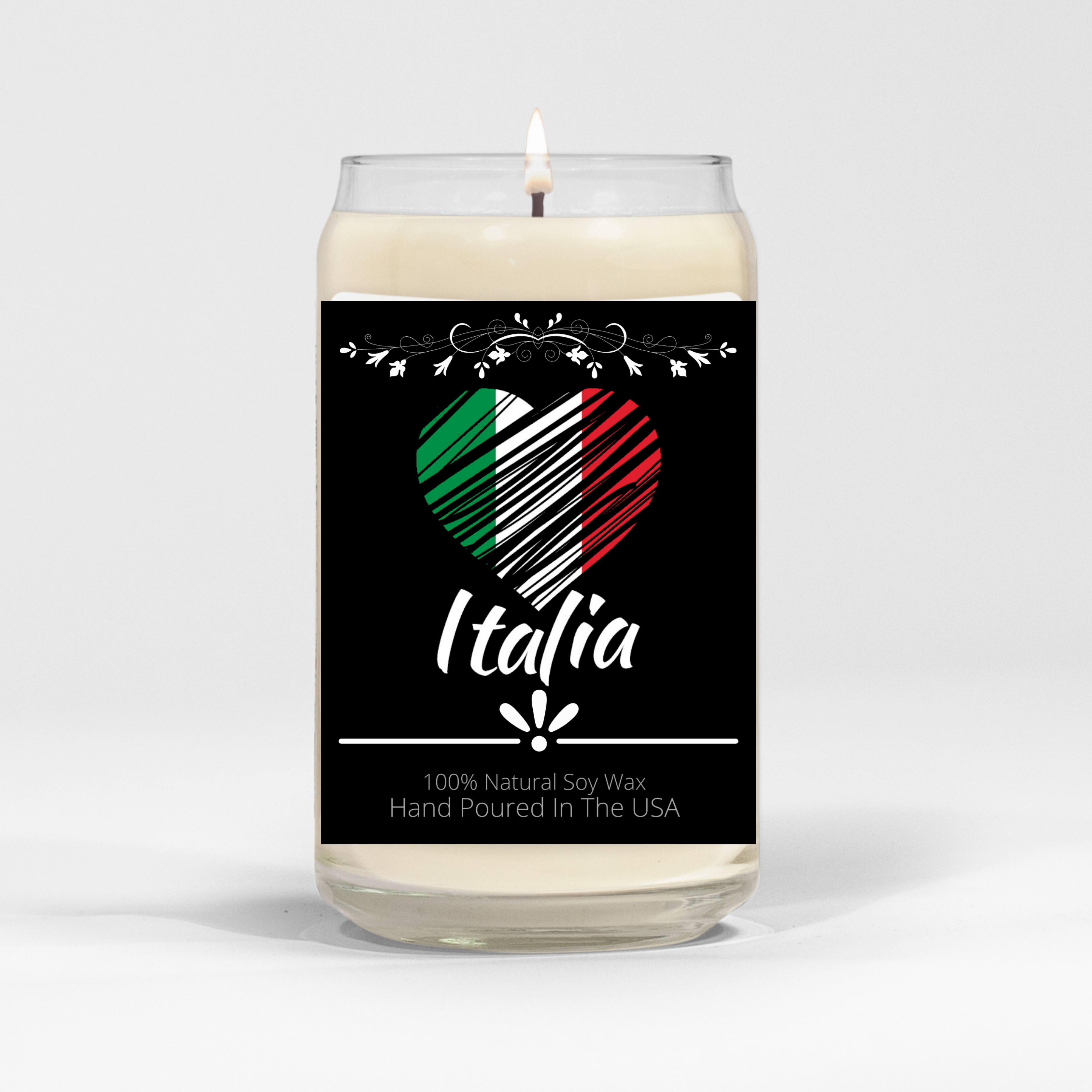 Italian Heart I Love Italy Scented Candle