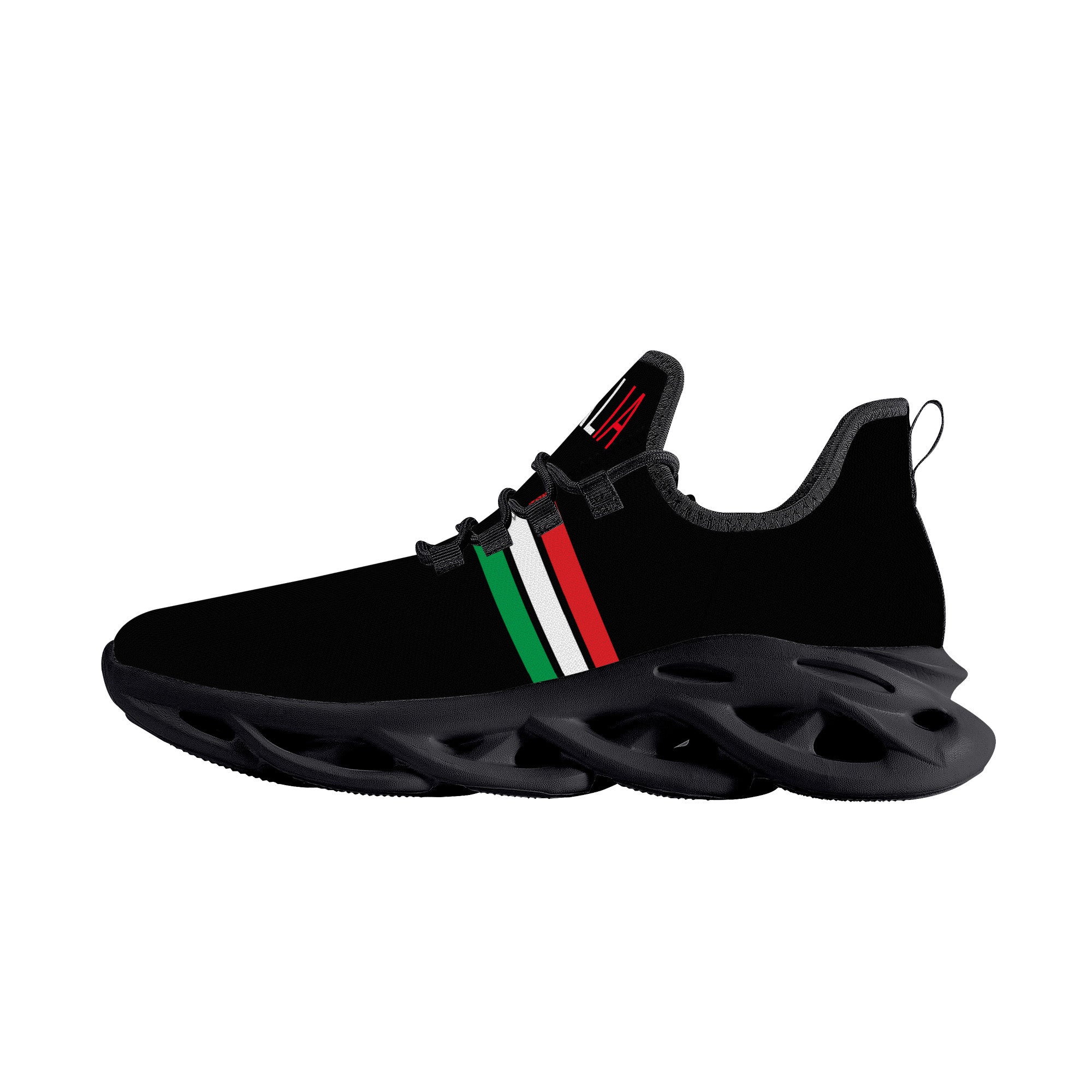 Italia Flex Control Sneakers - Black