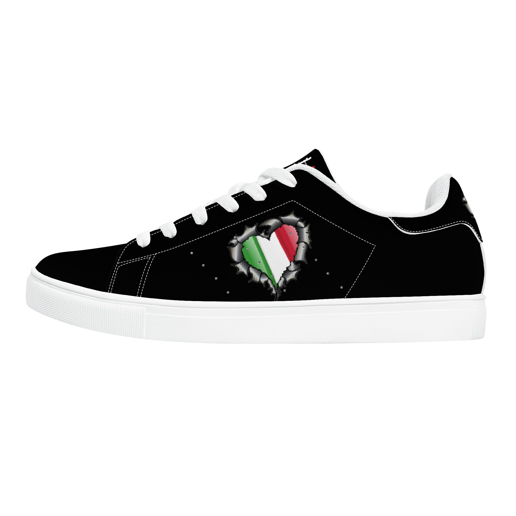 Italia Inside Low-Top Leather Sneakers