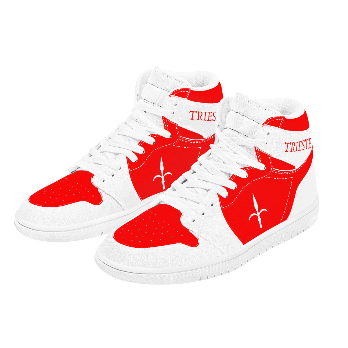 Trieste High Top Synthetic Leather Sneakers