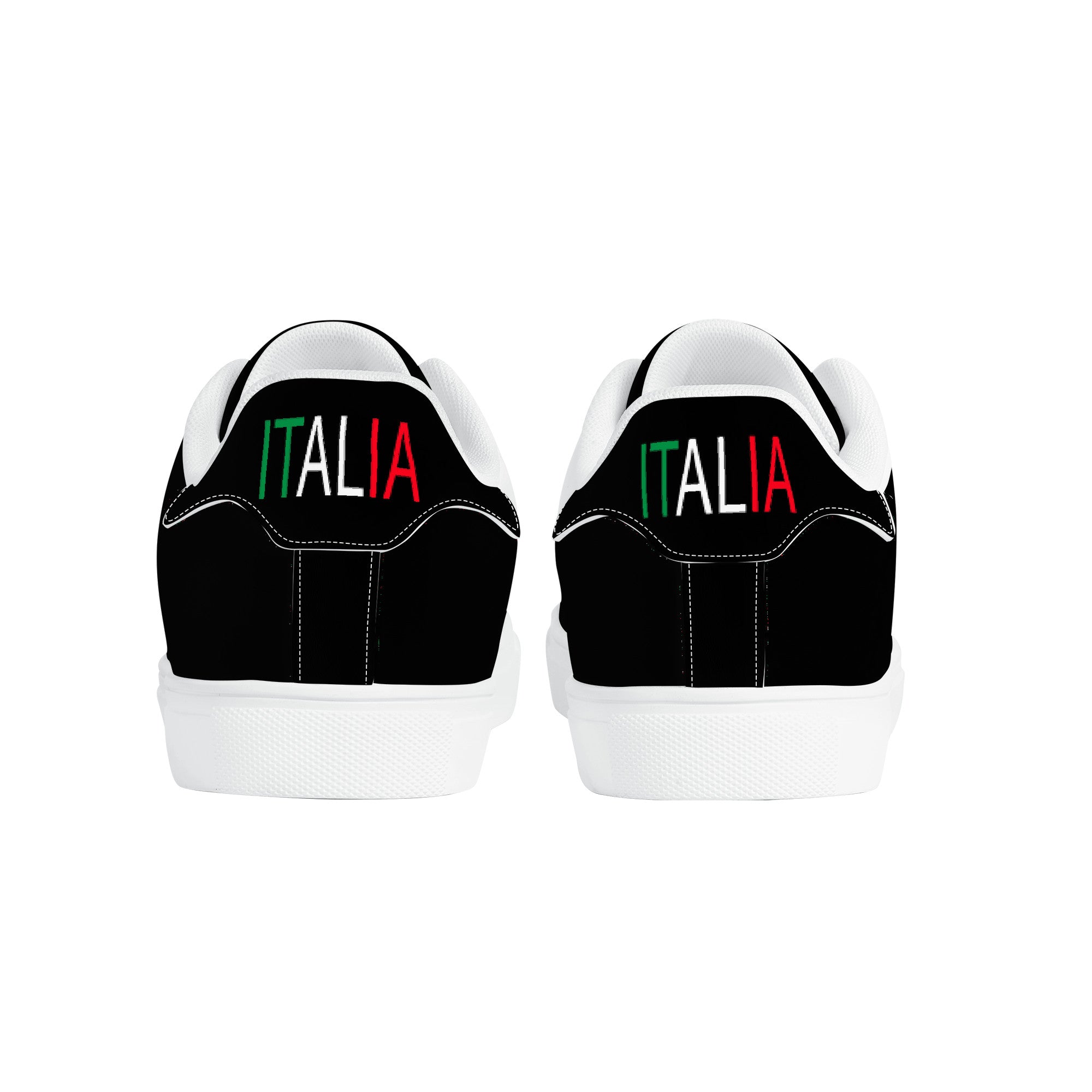 Italia Low-Top Leather Sneakers