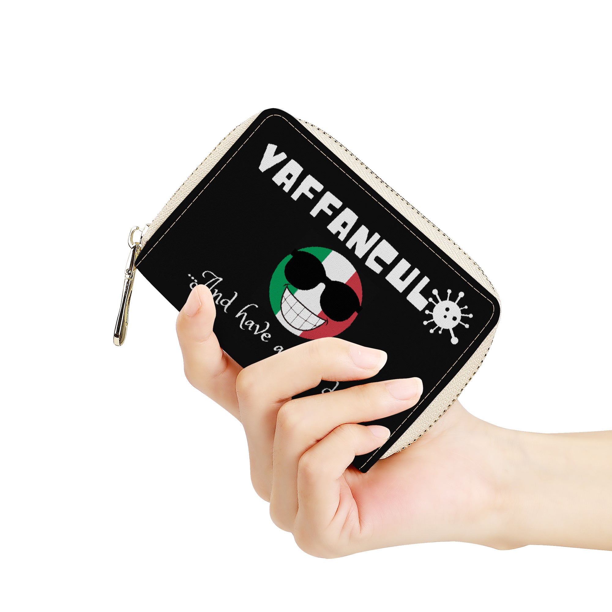 Vaffanculo And Have A Nice Day Zipper Card Holder