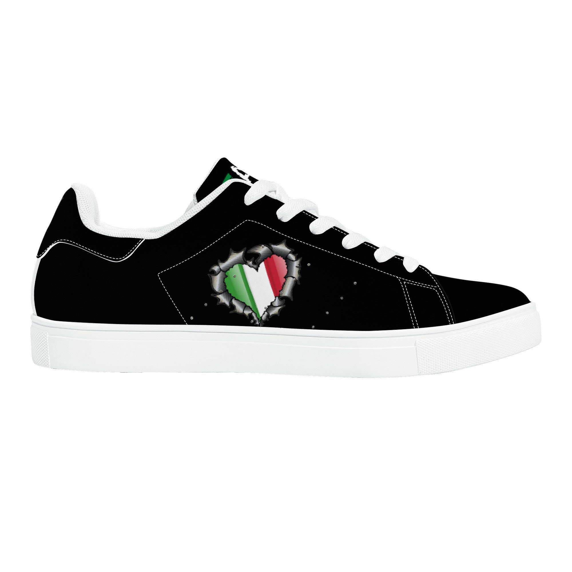 Italia Inside Low-Top Leather Sneakers