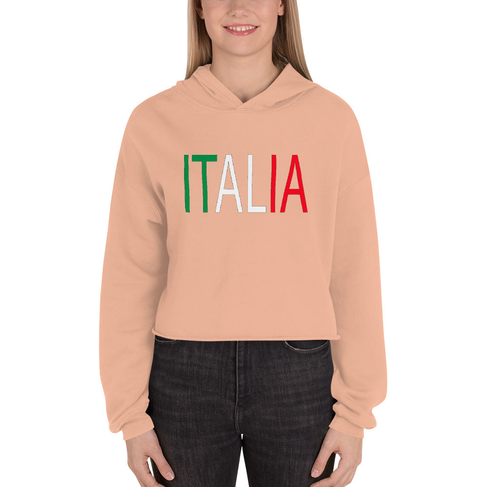 Italia Crop Hoodie