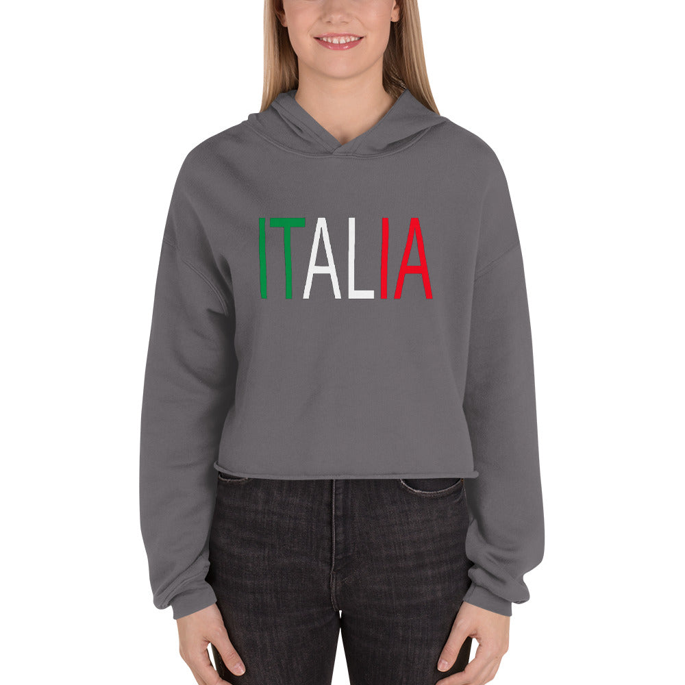 Italia Crop Hoodie