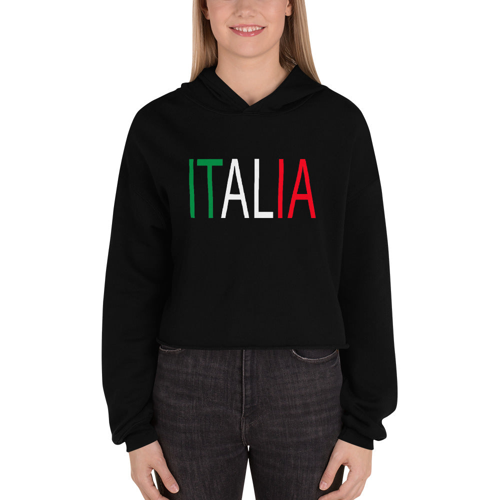 Italia Crop Hoodie