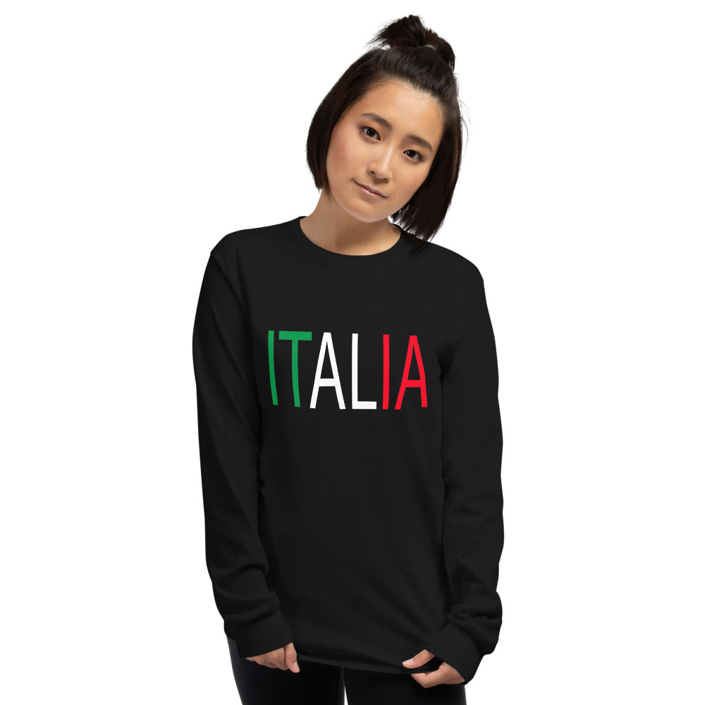 Italia Unisex Long Sleeve Shirt