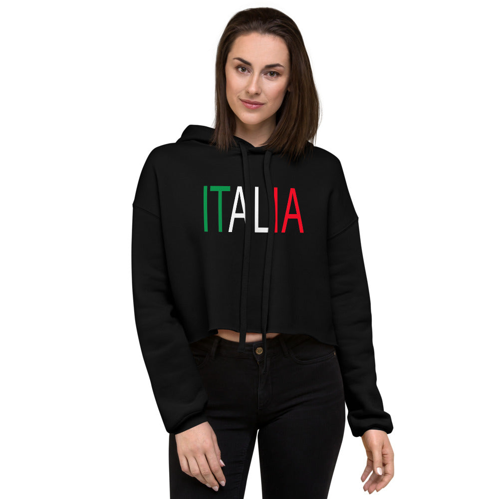 Italia Crop Hoodie