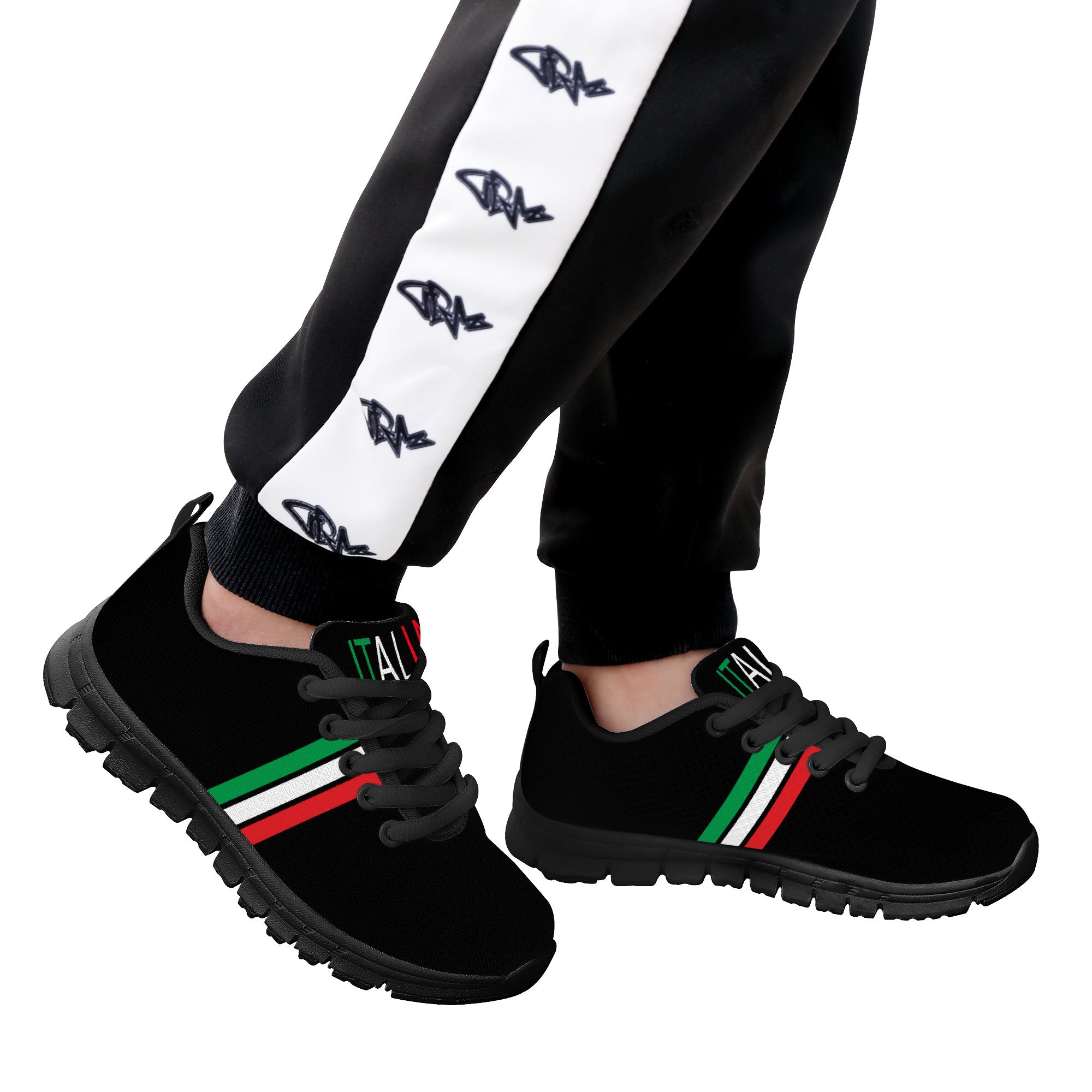 Italia Kids Sneakers - Black