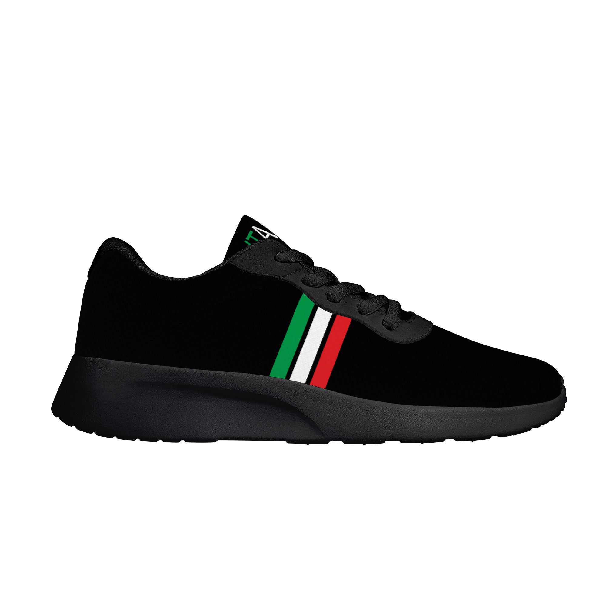 Italia Air Mesh Running Shoes - Black