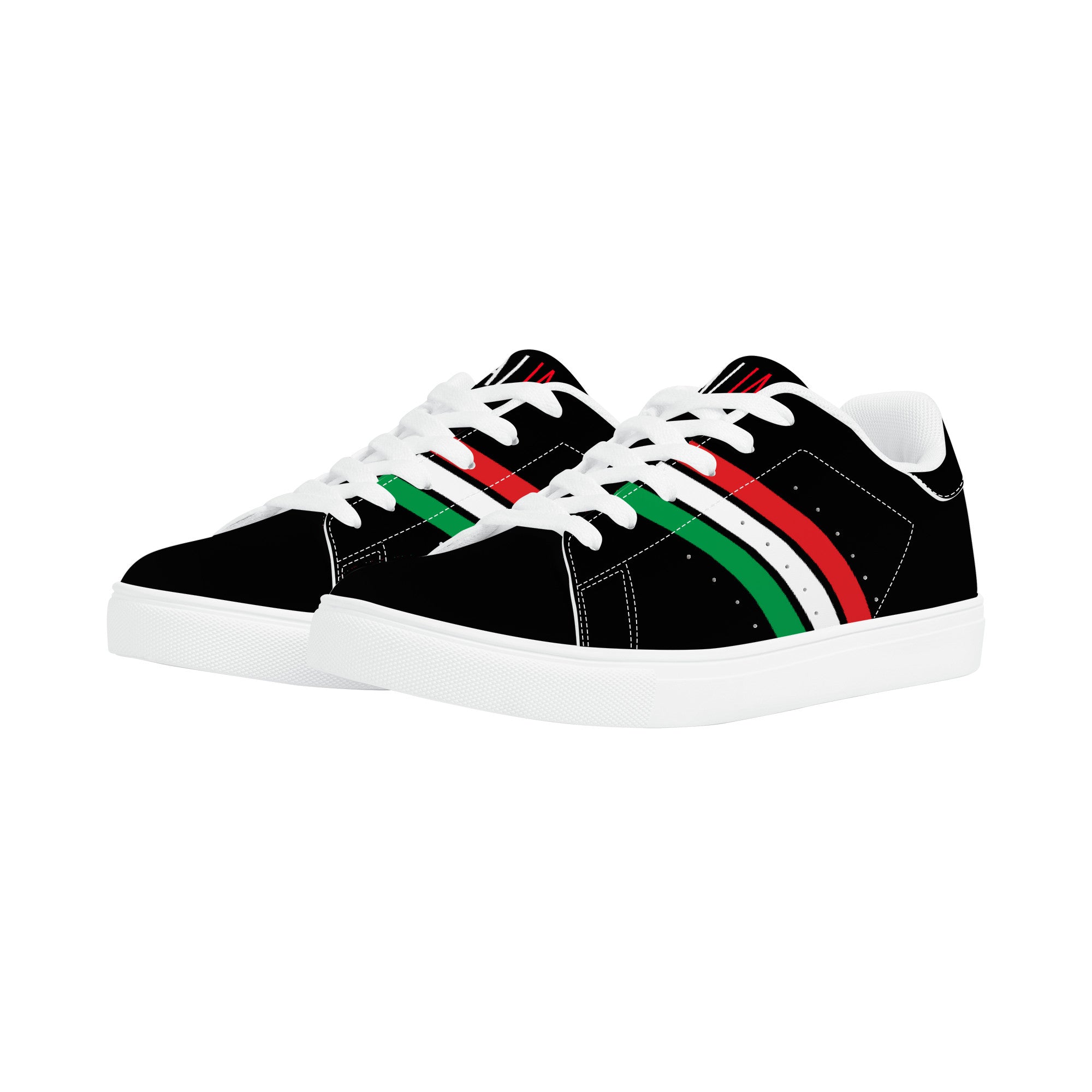 Italia Low-Top Leather Sneakers