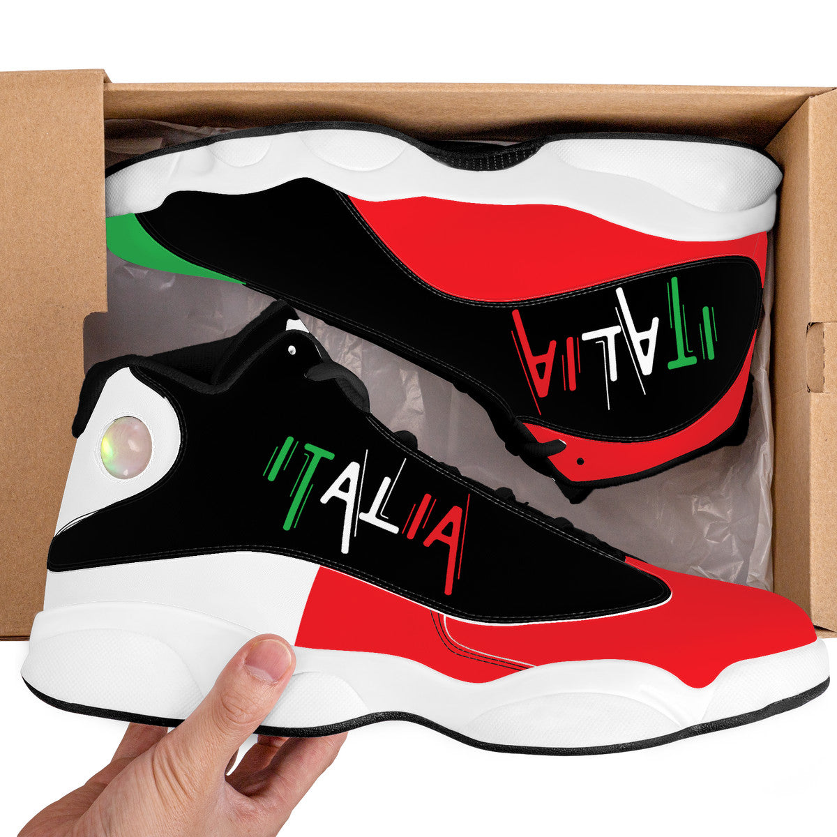 Italia Basketball Sneakers - Black