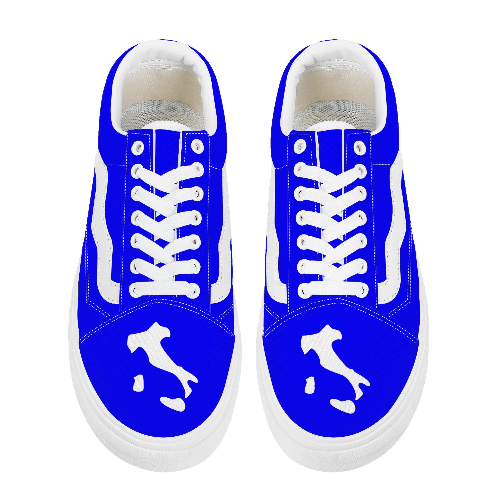 Italia Low Top Flat Sneakers Blu