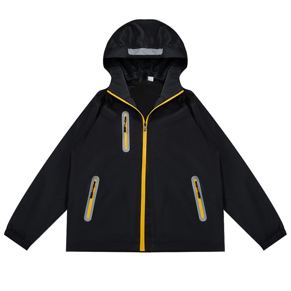 Italia Snowsports Outdoor Jacket Reflective Stripes 3 Zippered Pockets