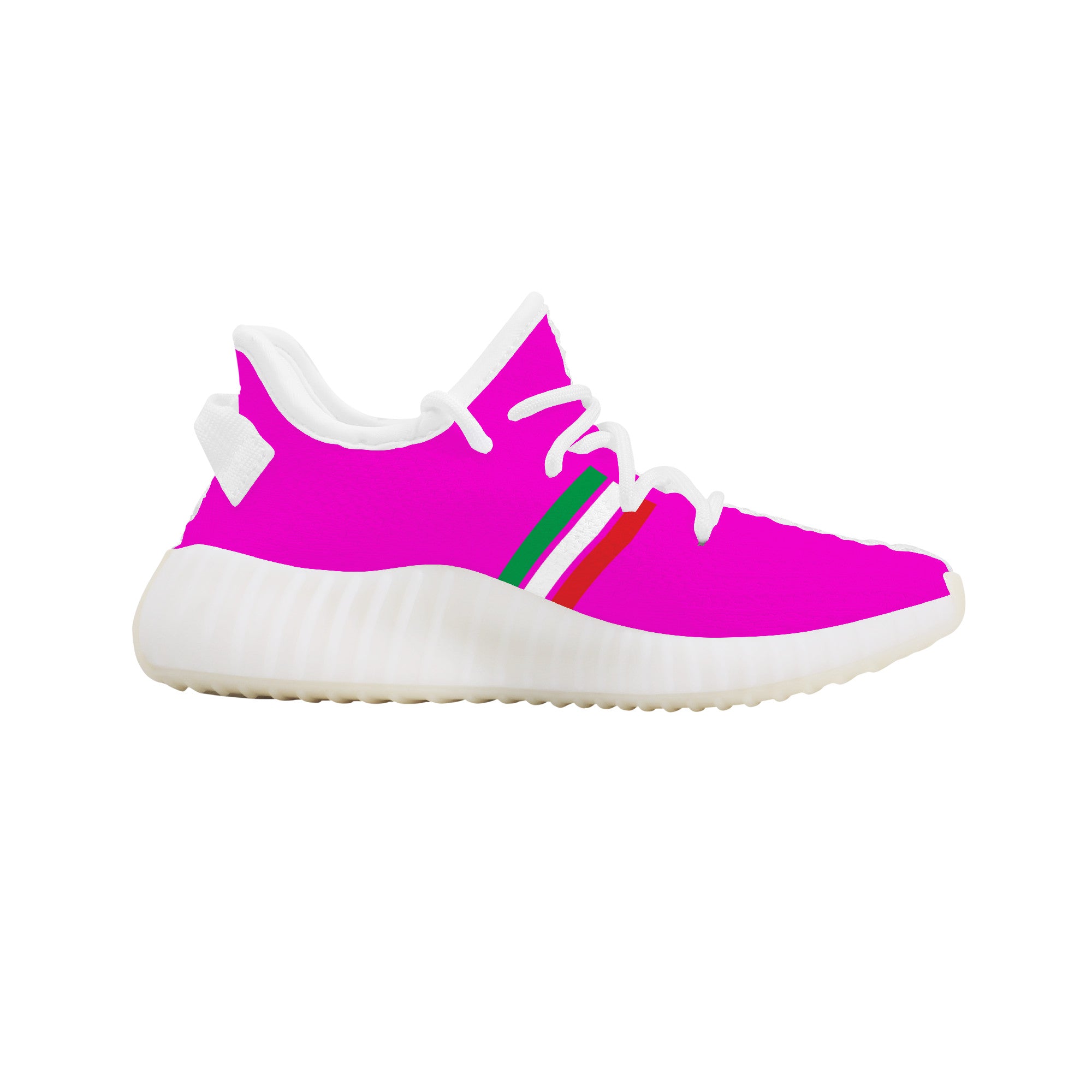 Italia Kids Mesh Knit Sneakers - Pink