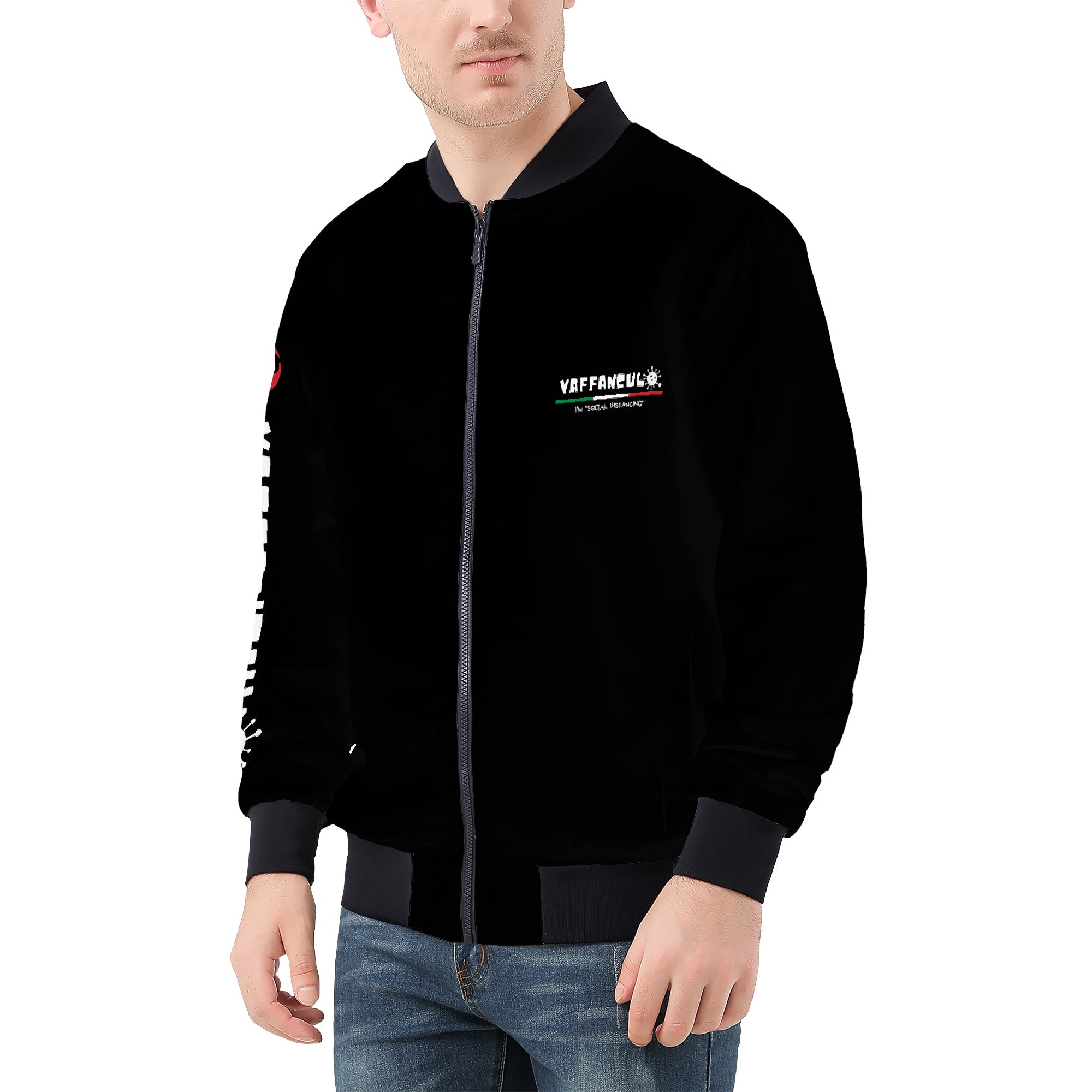 Vaffanculo Social Distancing Men's Bomber Jacket