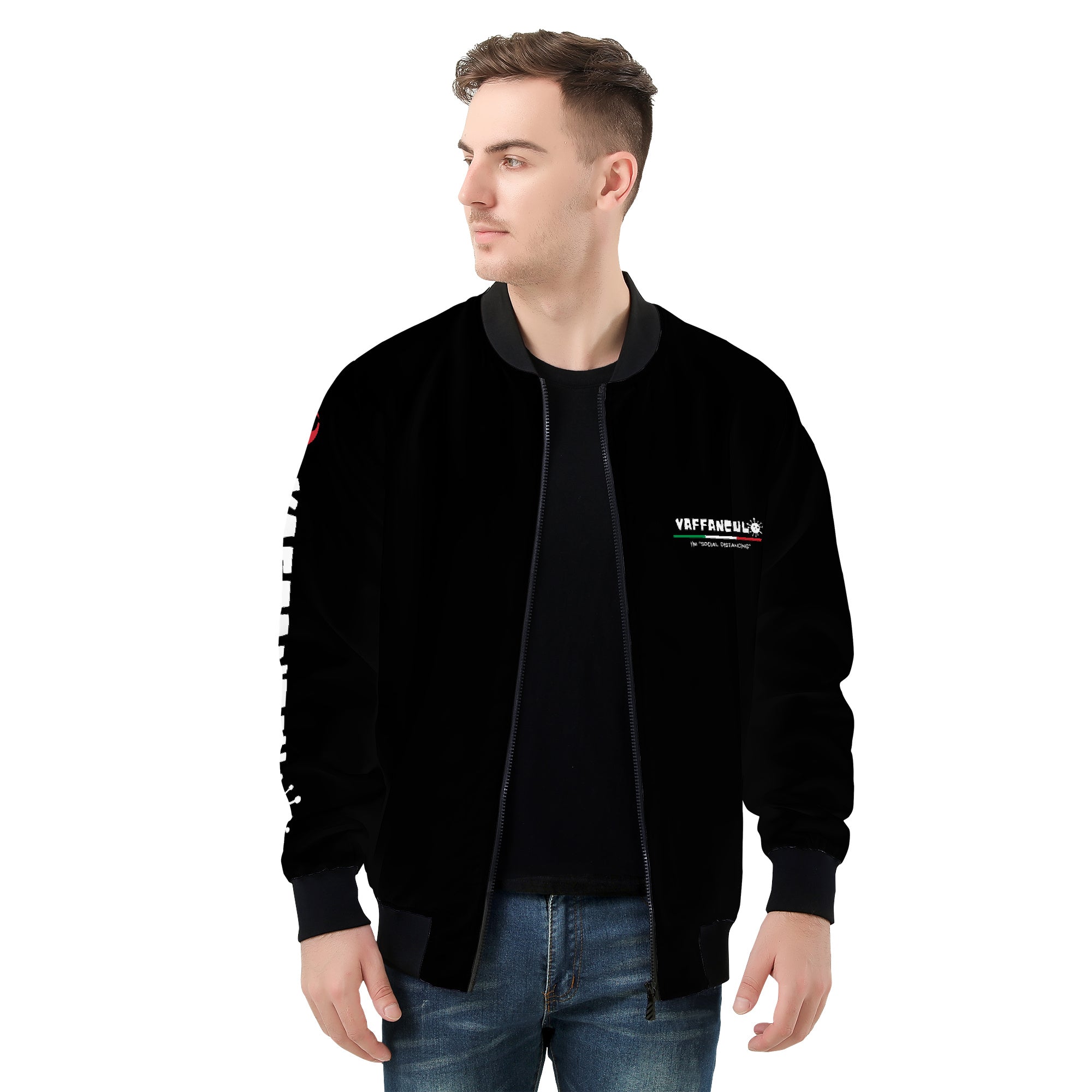 Vaffanculo Social Distancing Men's Bomber Jacket