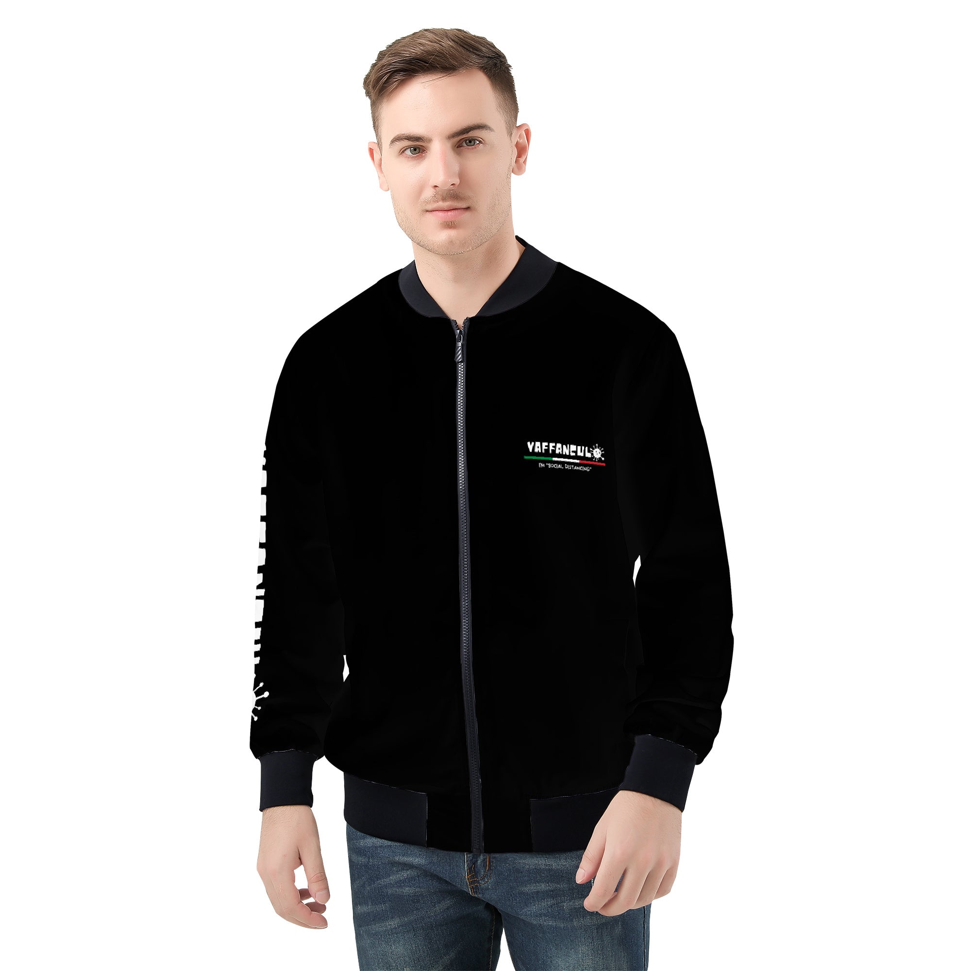 Vaffanculo Social Distancing Men's Bomber Jacket