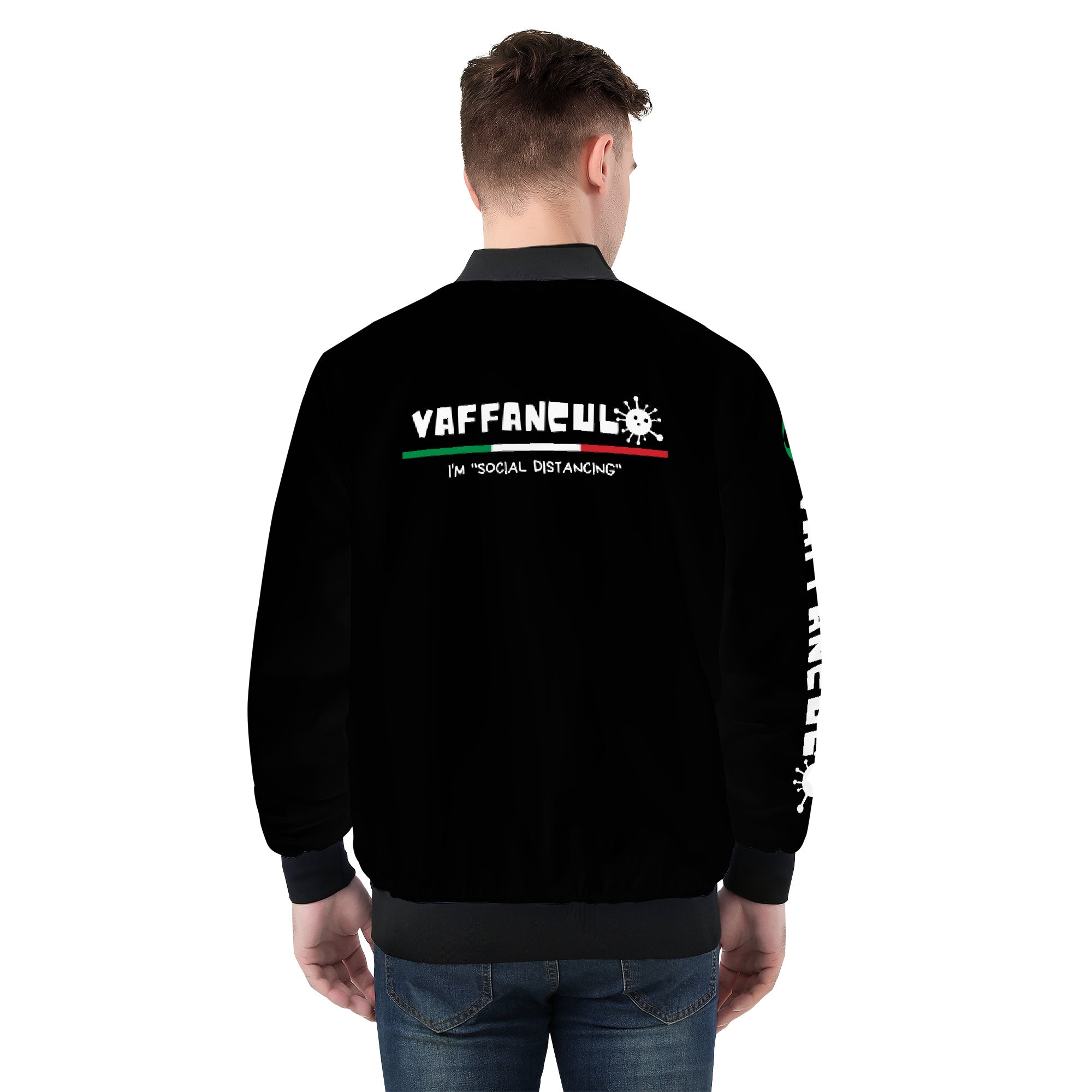 Vaffanculo Social Distancing Men's Bomber Jacket