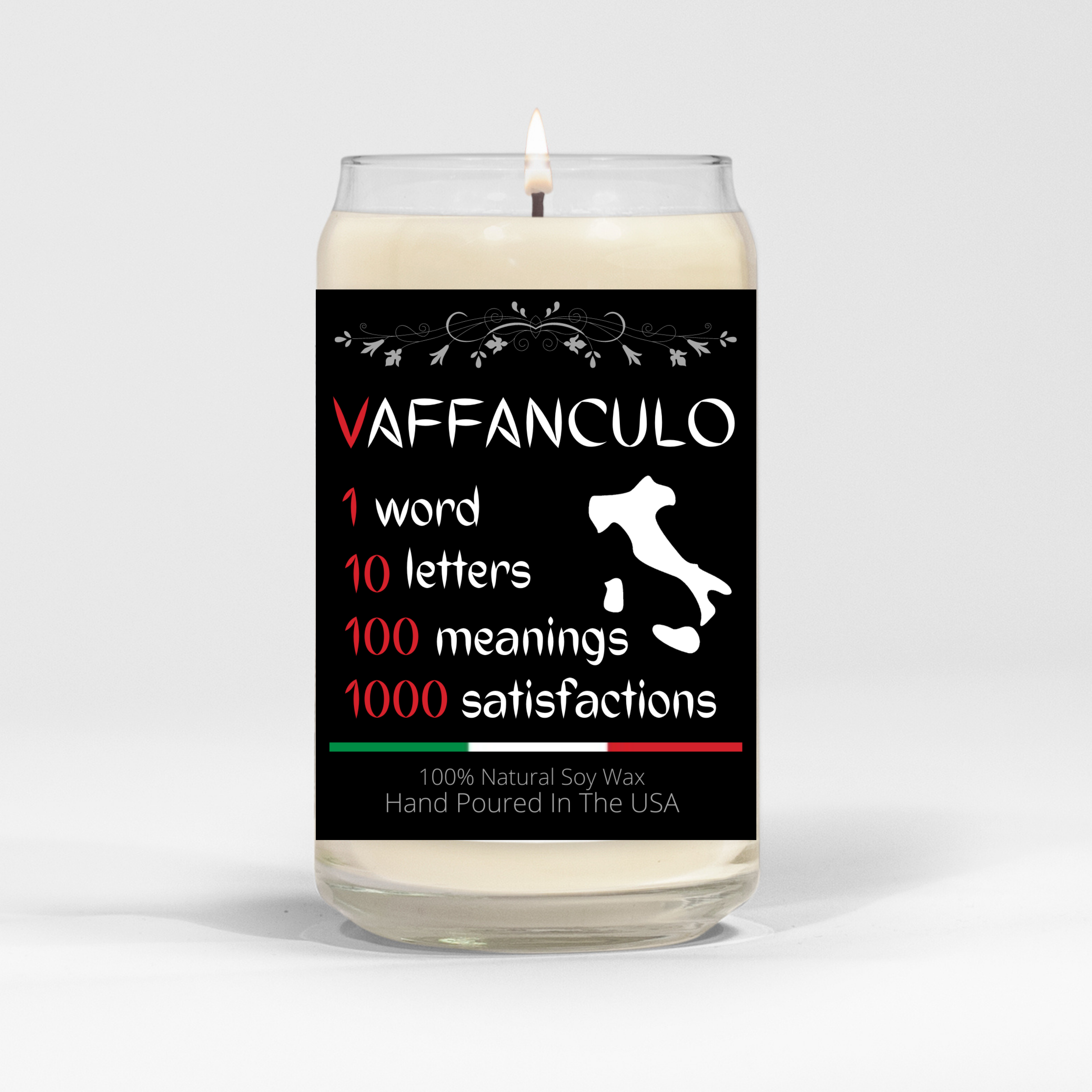 Vaffanculo 1 Word 1000 Satisfactions Scented Candle