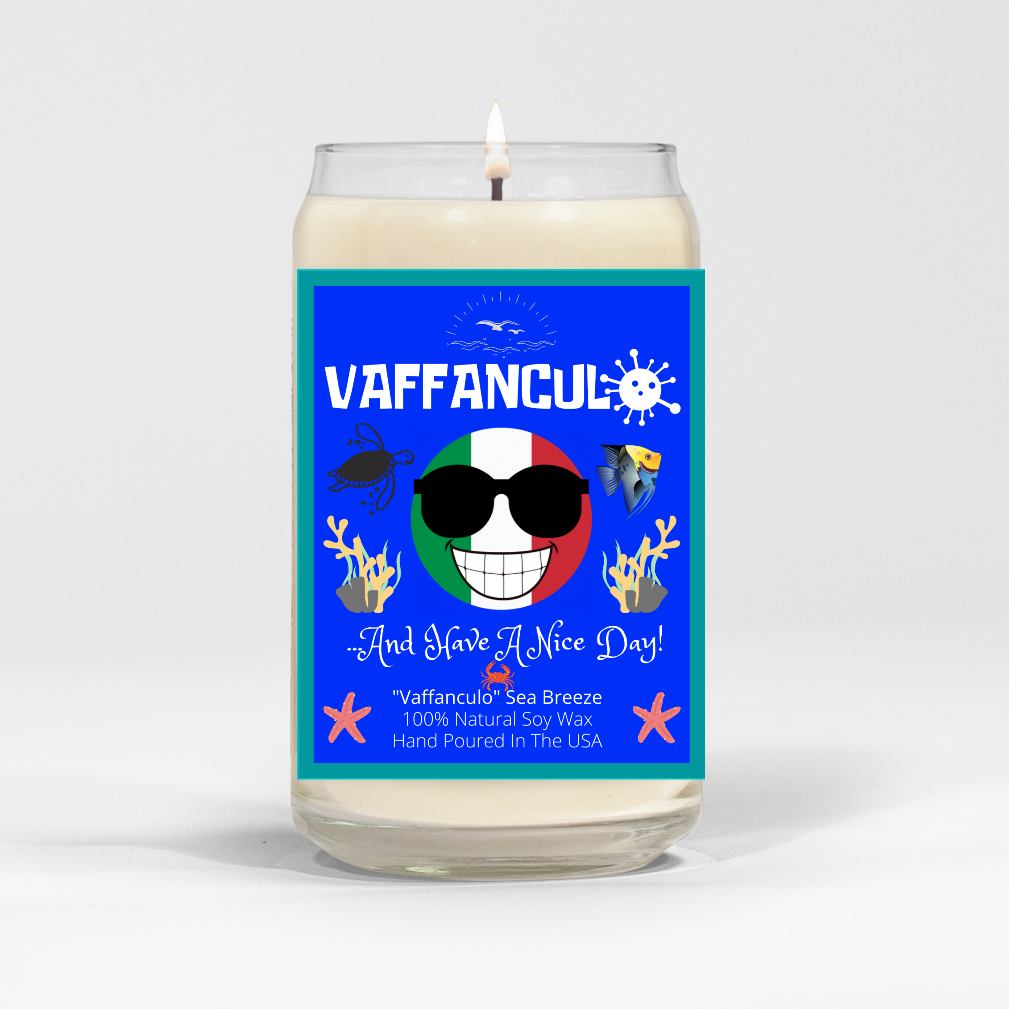 Vaffanculo And Have A Nice Day Sea Breeze Scented Candle