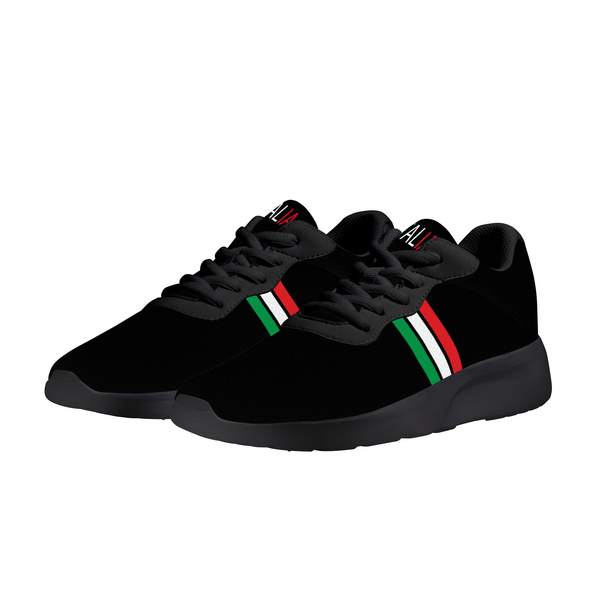 Italia Air Mesh Running Shoes - Black