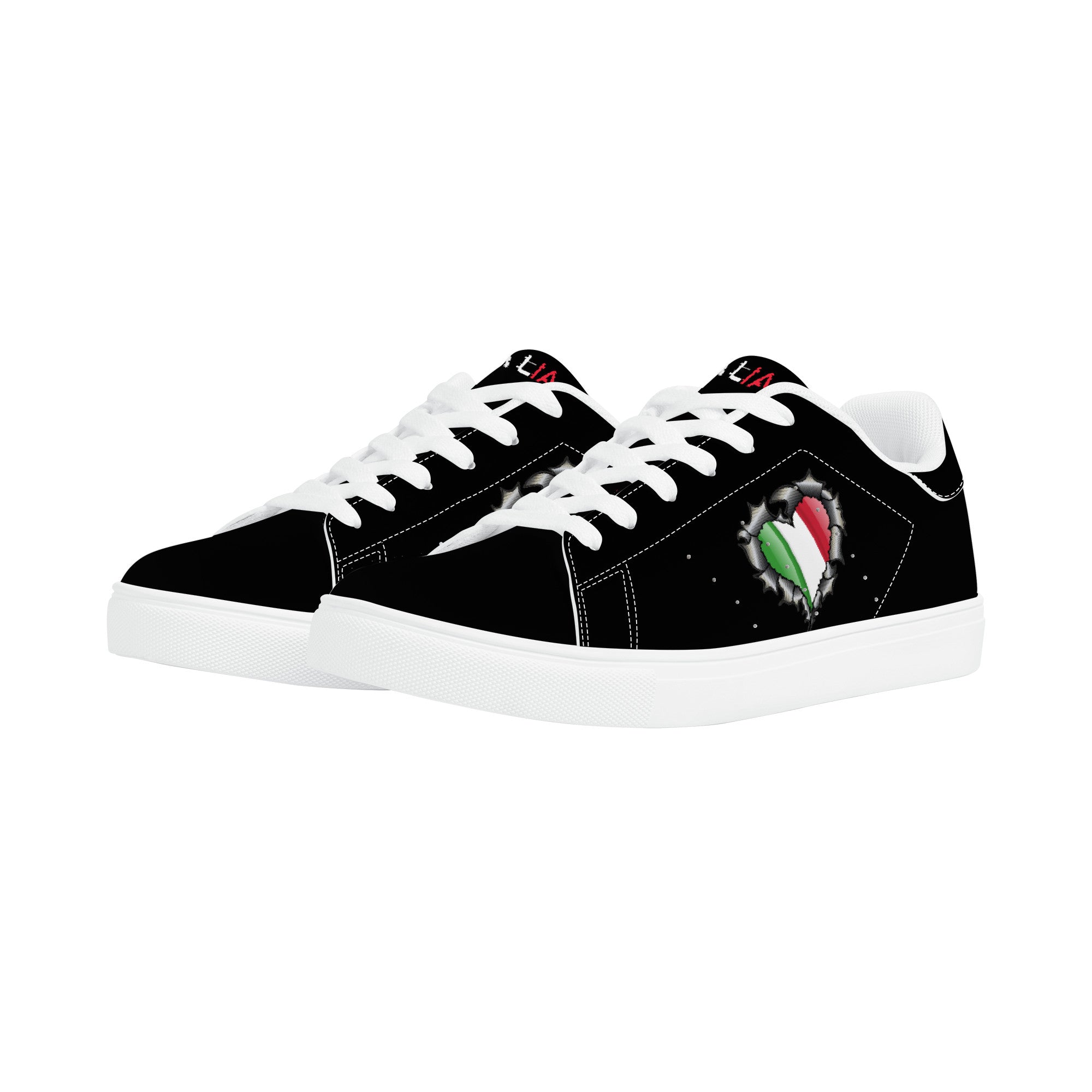 Italia Inside Low-Top Leather Sneakers