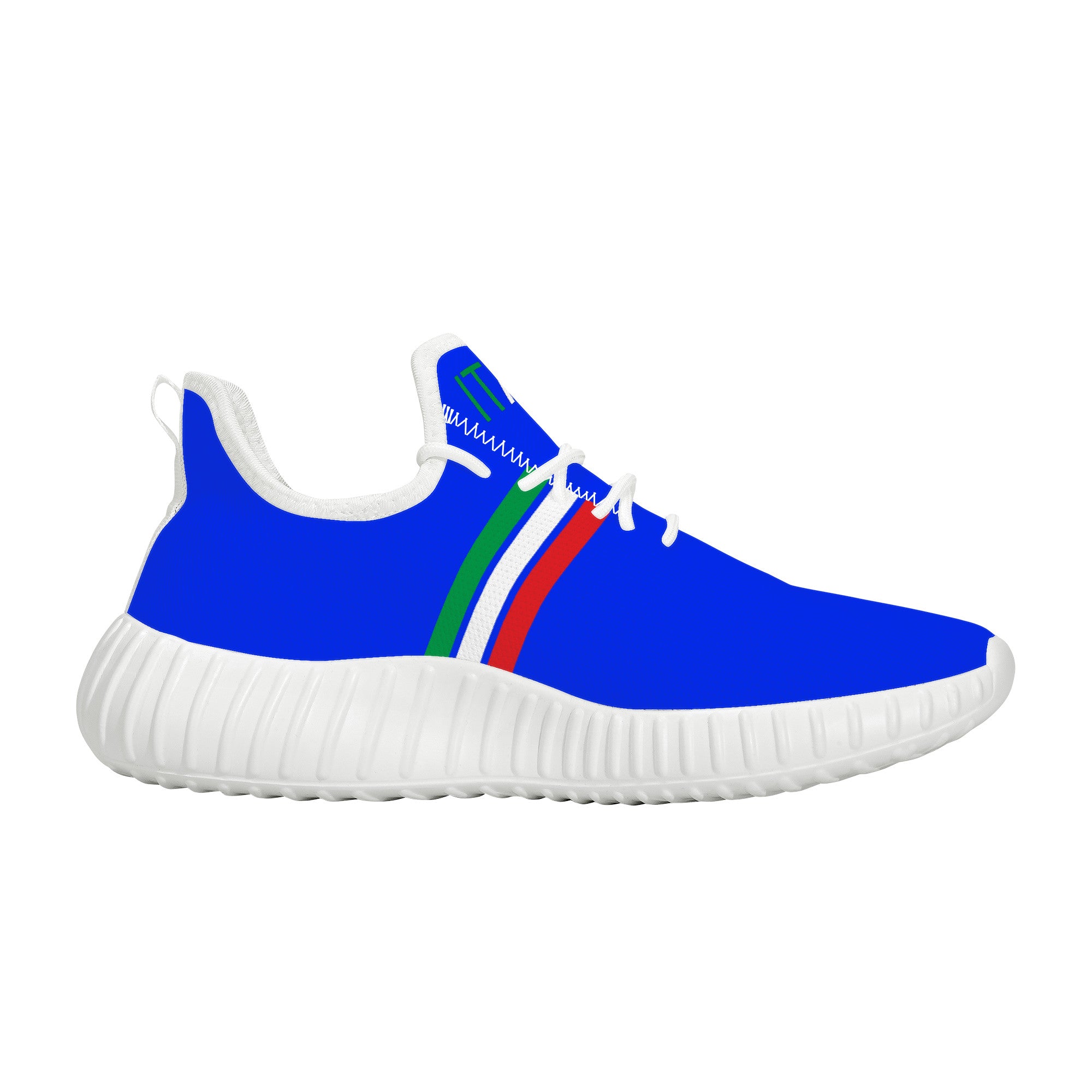 Italia Mesh Knit Sneakers - Blu