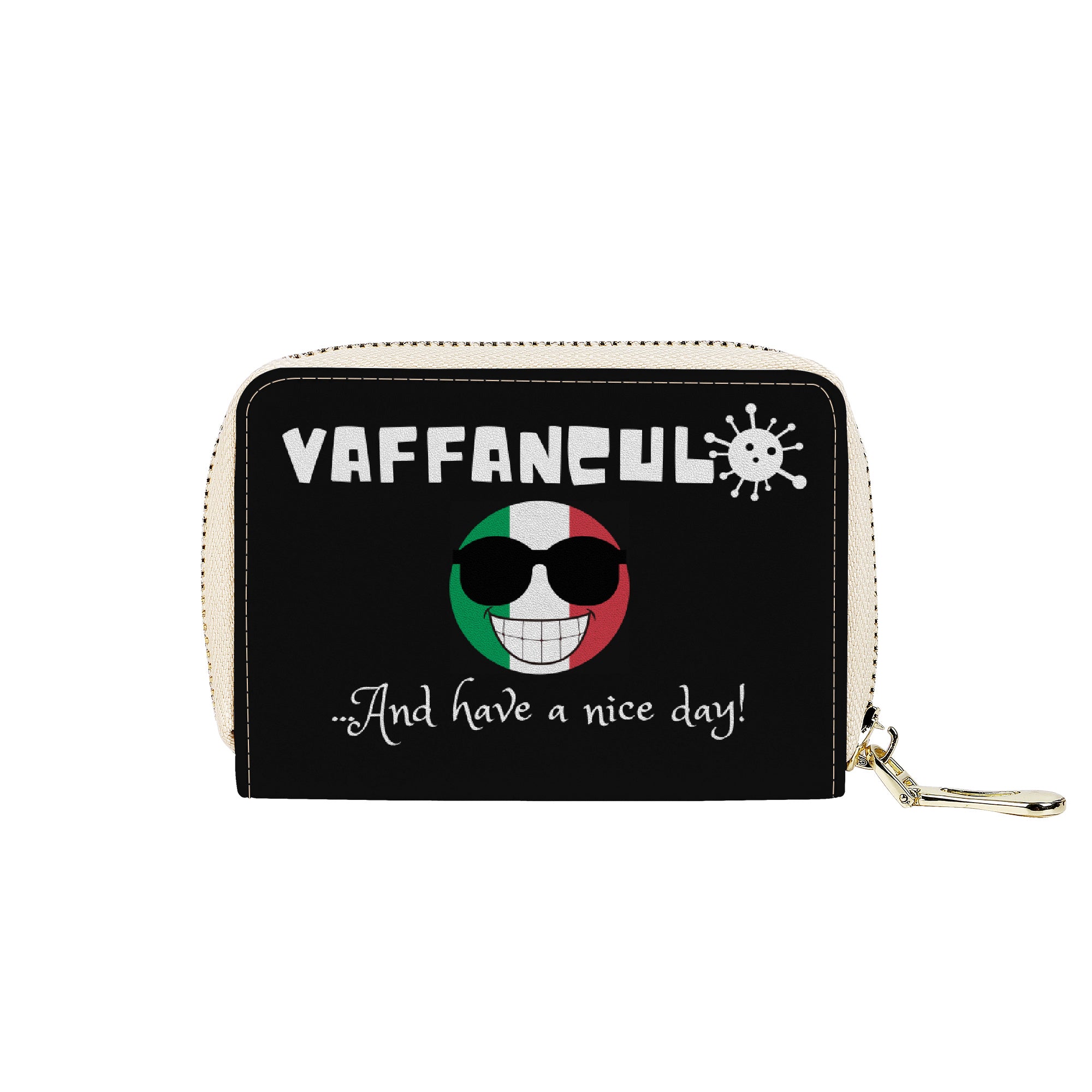 Vaffanculo And Have A Nice Day Zipper Card Holder