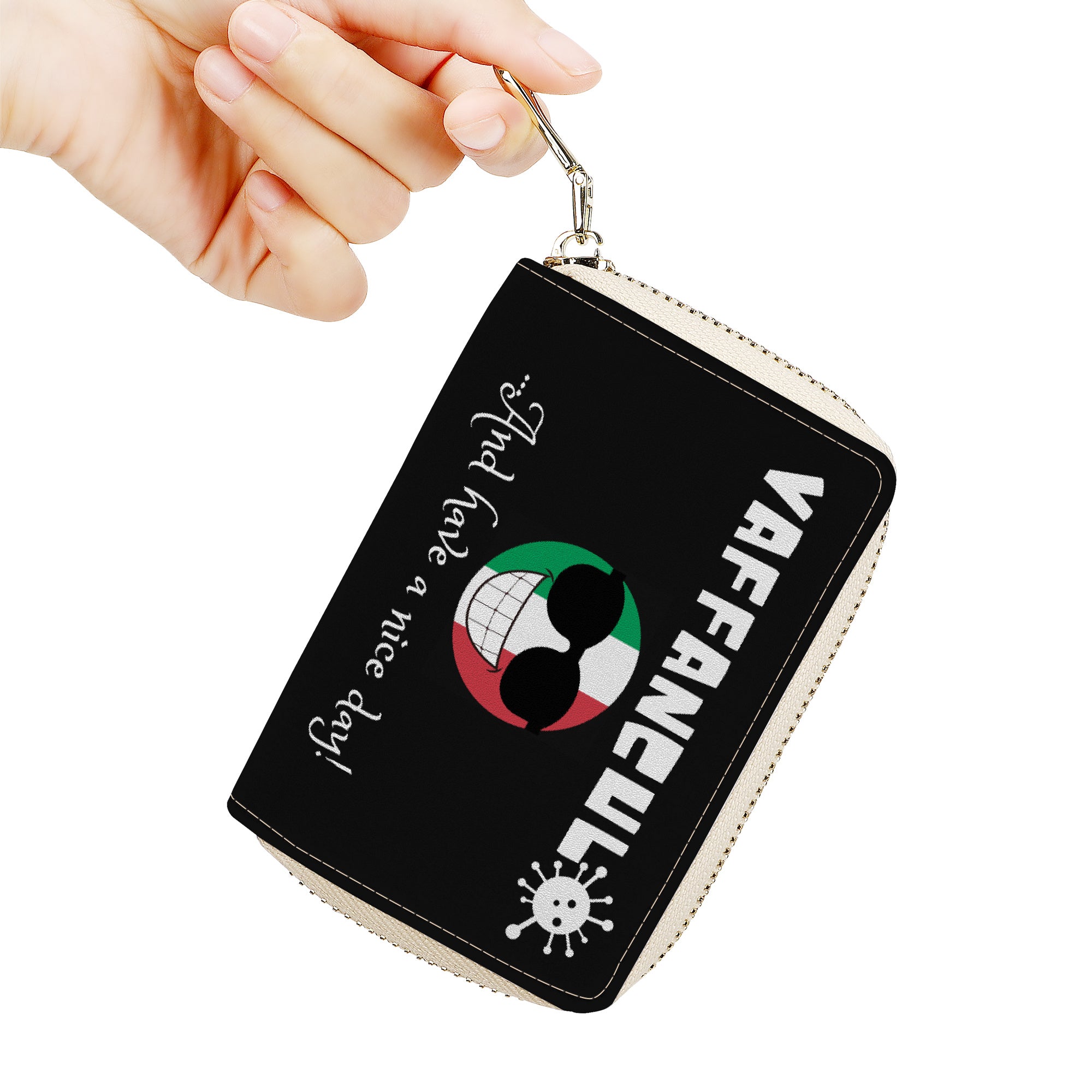 Vaffanculo And Have A Nice Day Zipper Card Holder